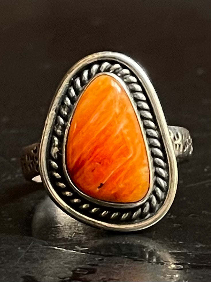 Spiny Oyster Ring Size 8.75 | 925 Sterling Silver G217
