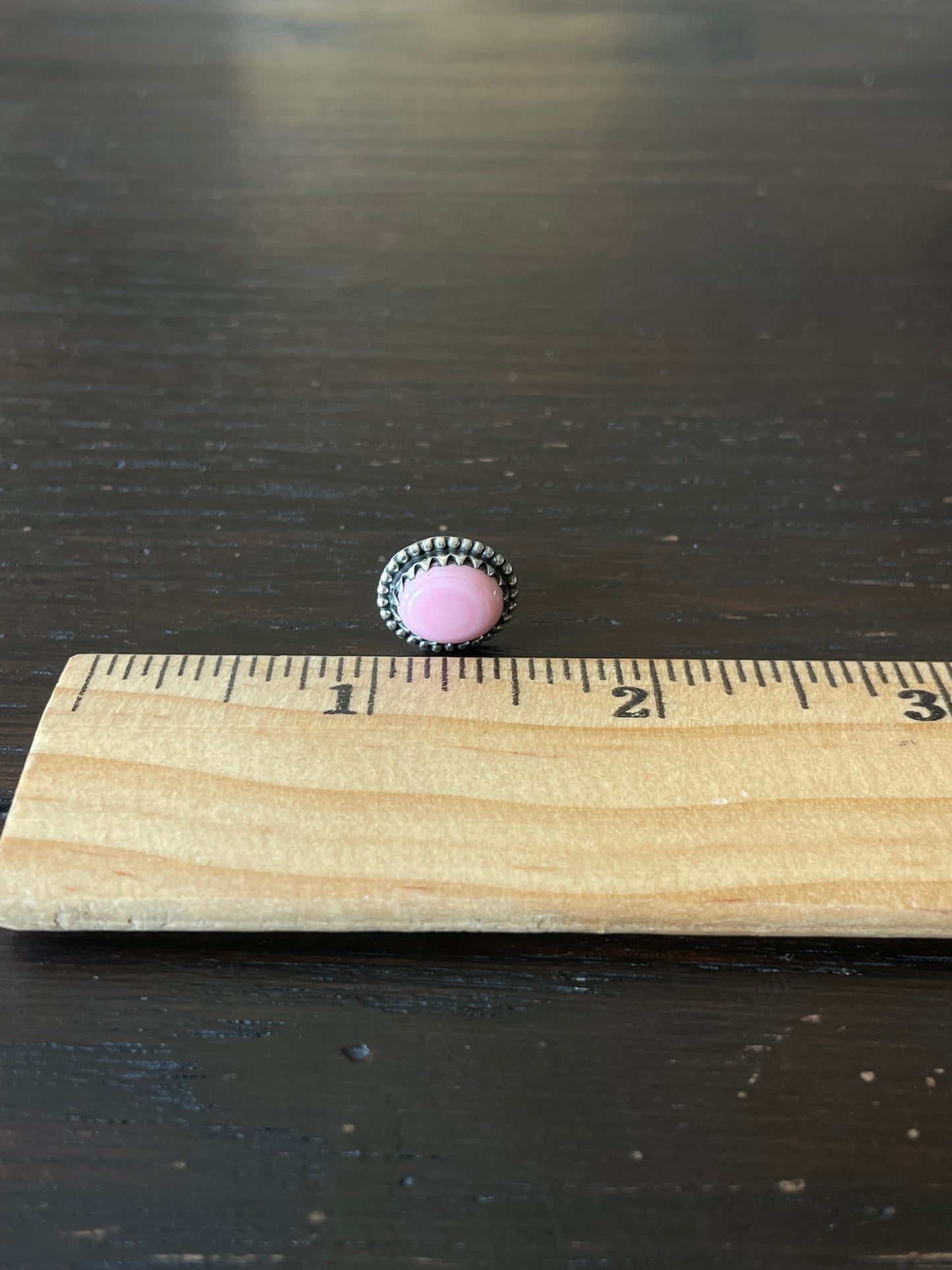 Pink Conch Stud Earrings | 925 Sterling Silver E791