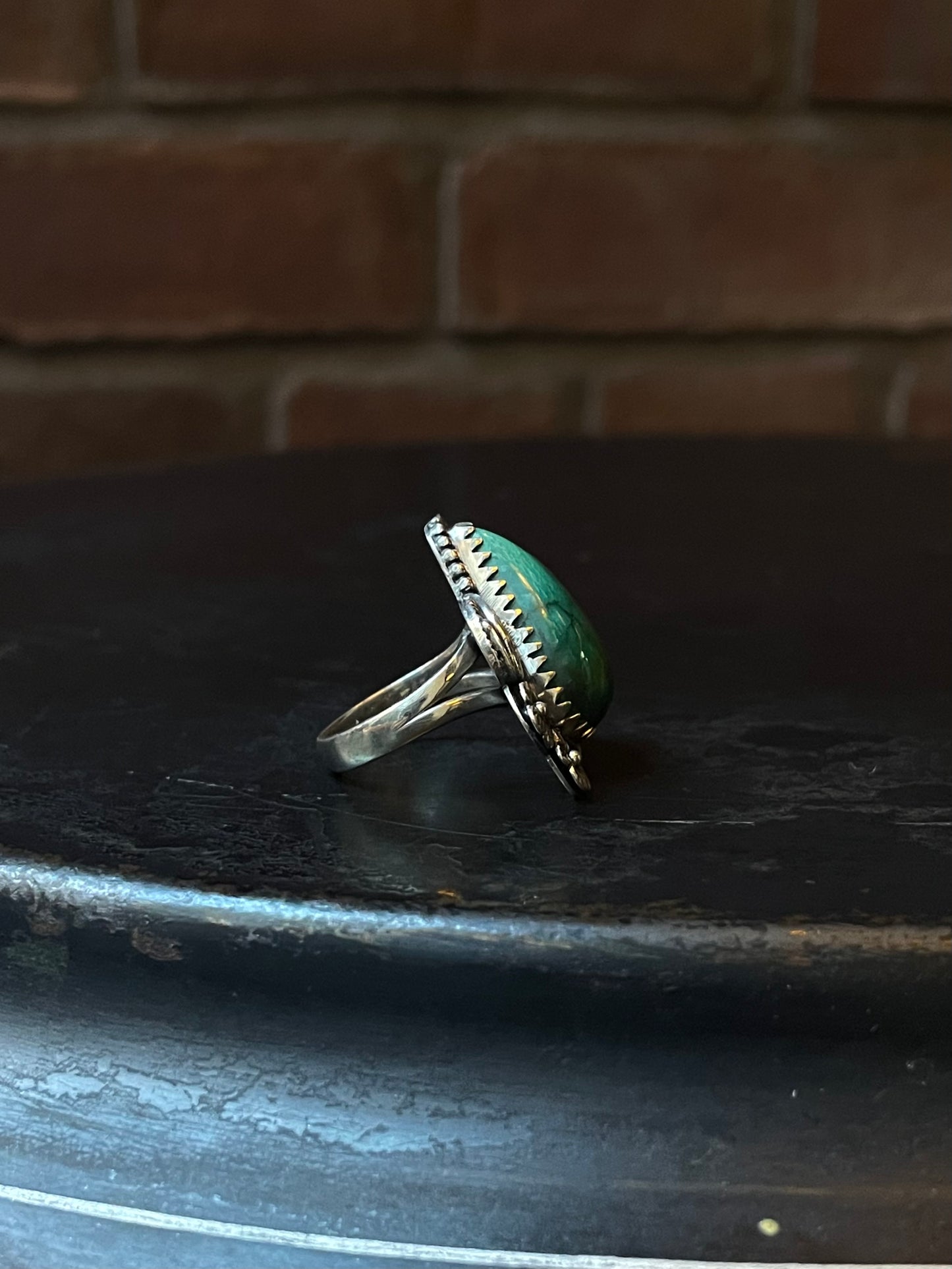 Turquoise Butterfly Floral Ring | 925 Sterling Silver Size 7 E430