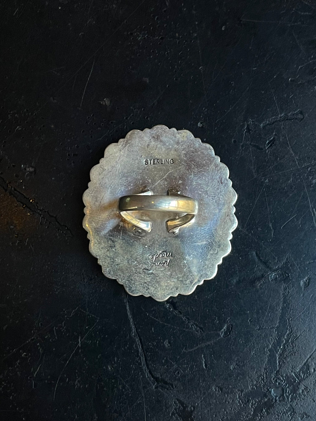 White Buffalo & Italian Coral Ring Size 5.5 | 925 Sterling Silver G680