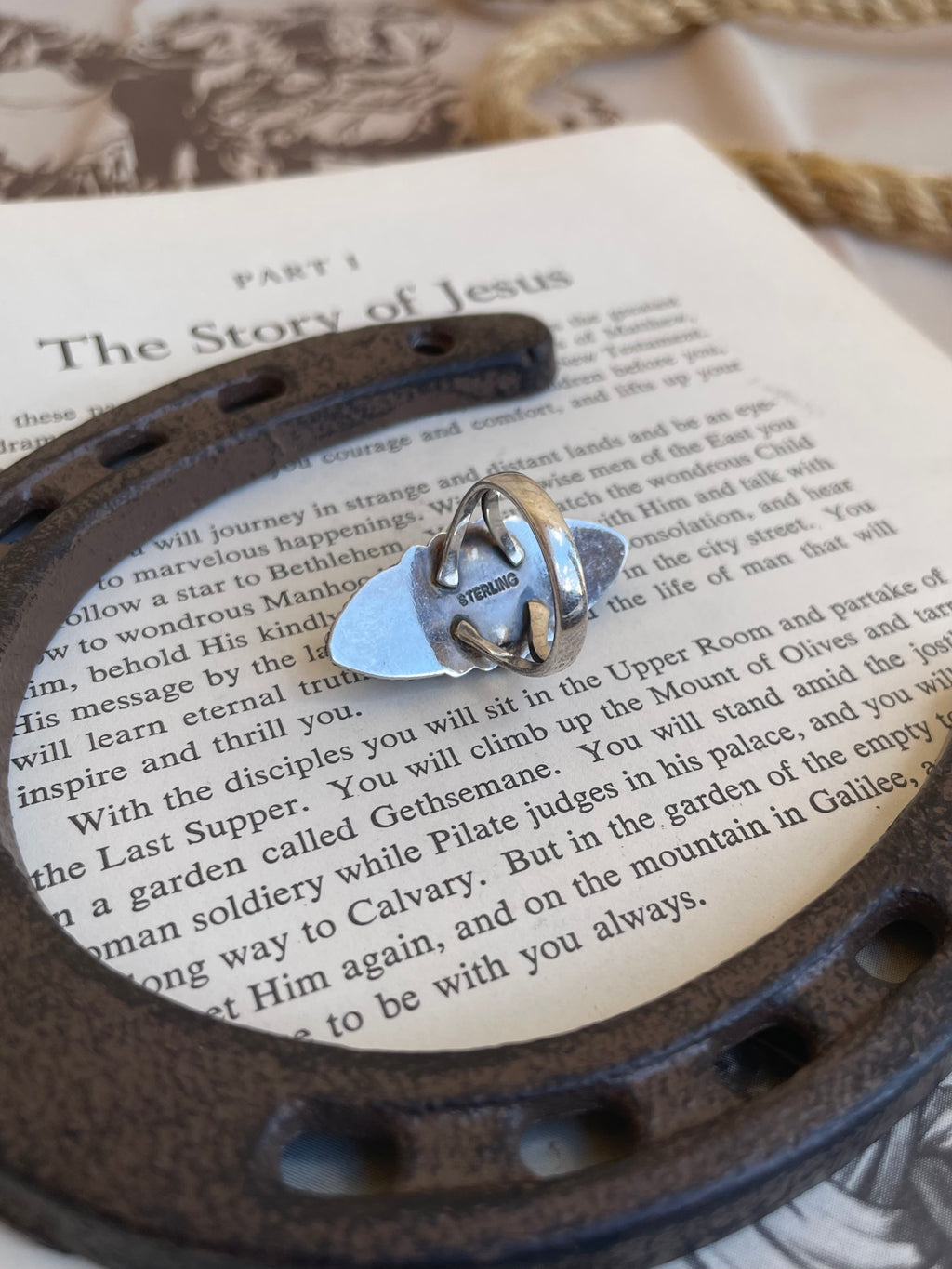 Turquoise Teardrop Ring | 925 Sterling Silver Size 7 G804