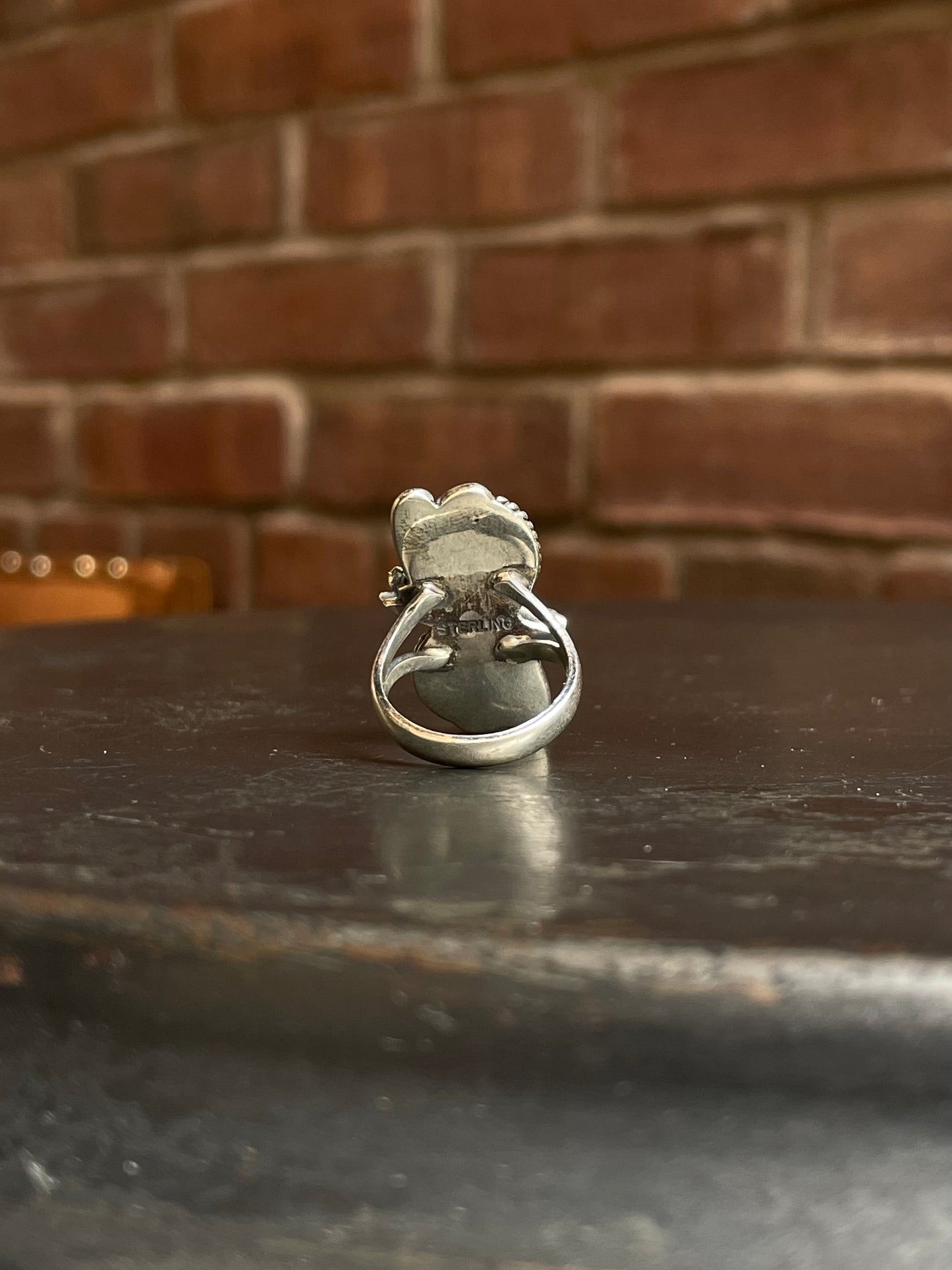 Pink Conch Ring Size 6 | 925 Sterling Silver E758