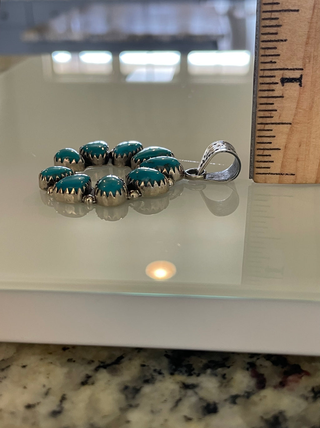 Turquoise Naja Pendant | 925 Sterling Silver G687