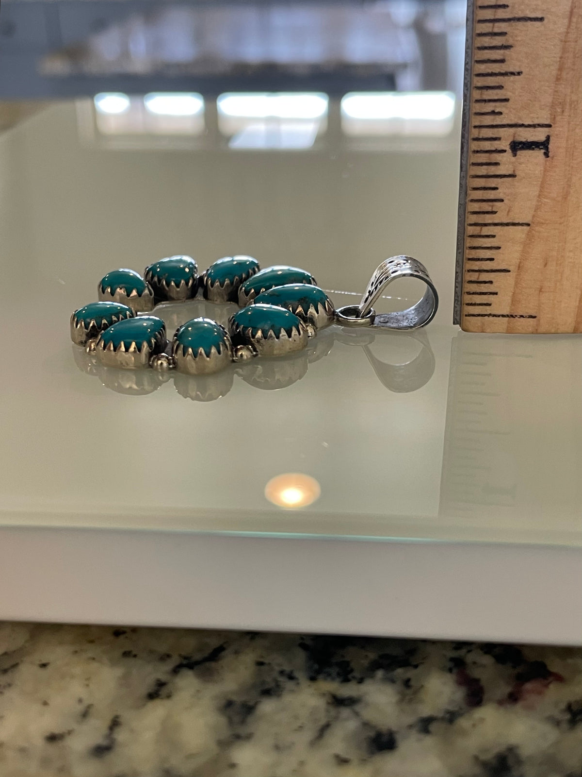 Turquoise Naja Pendant | 925 Sterling Silver G687