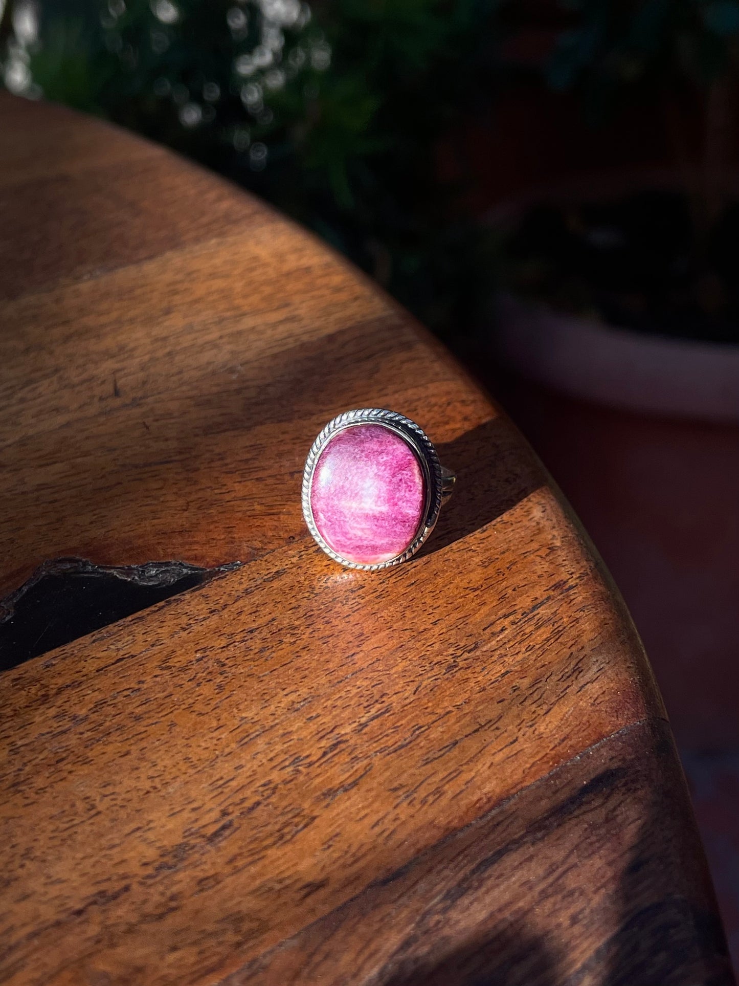 Purple Spiny Oyster Ring Size 7 | 925 Sterling Silver Southwestern Style C889