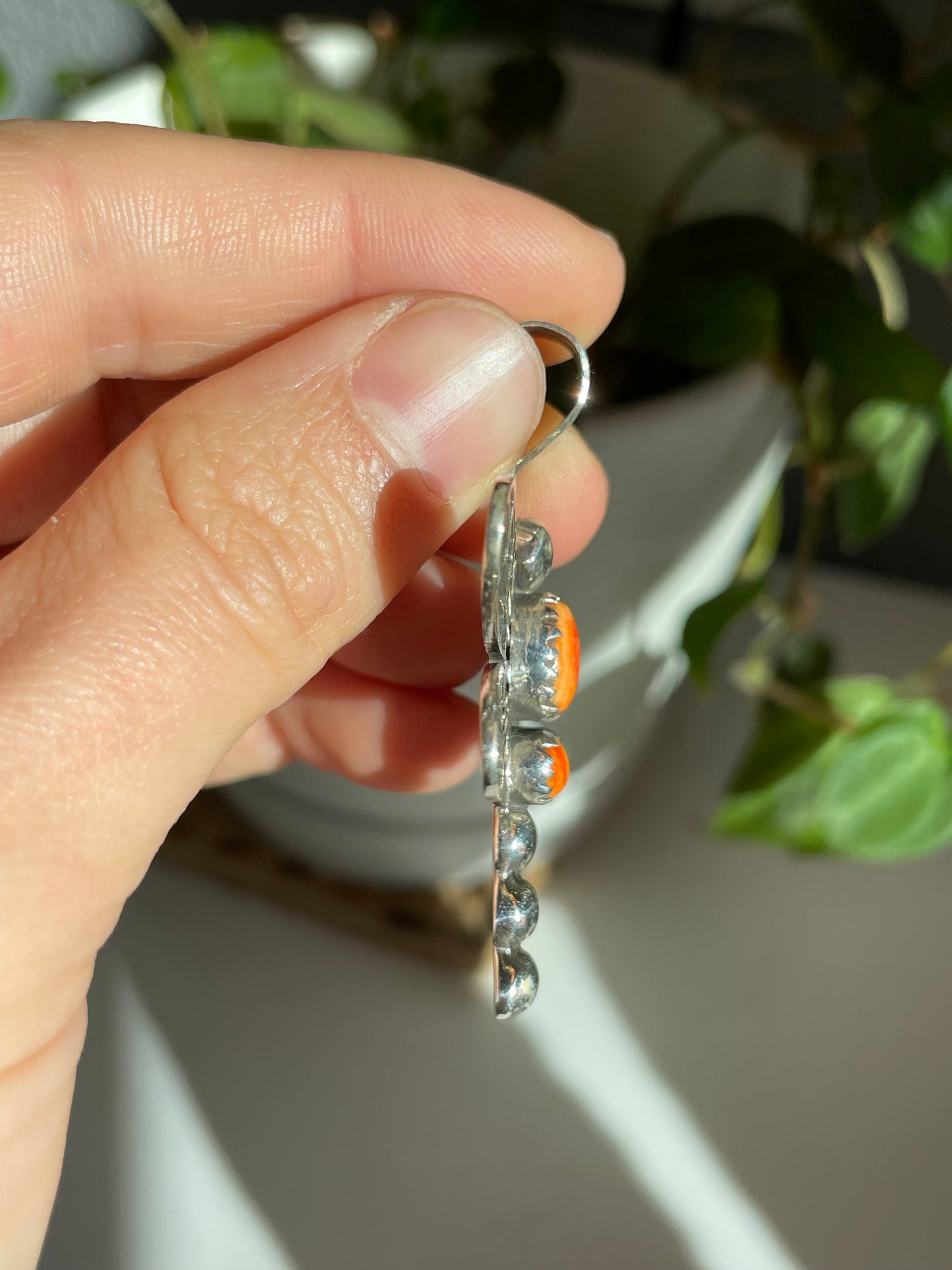 Spiny Oyster Butterfly Pendant | Sterling Silver 925 B788