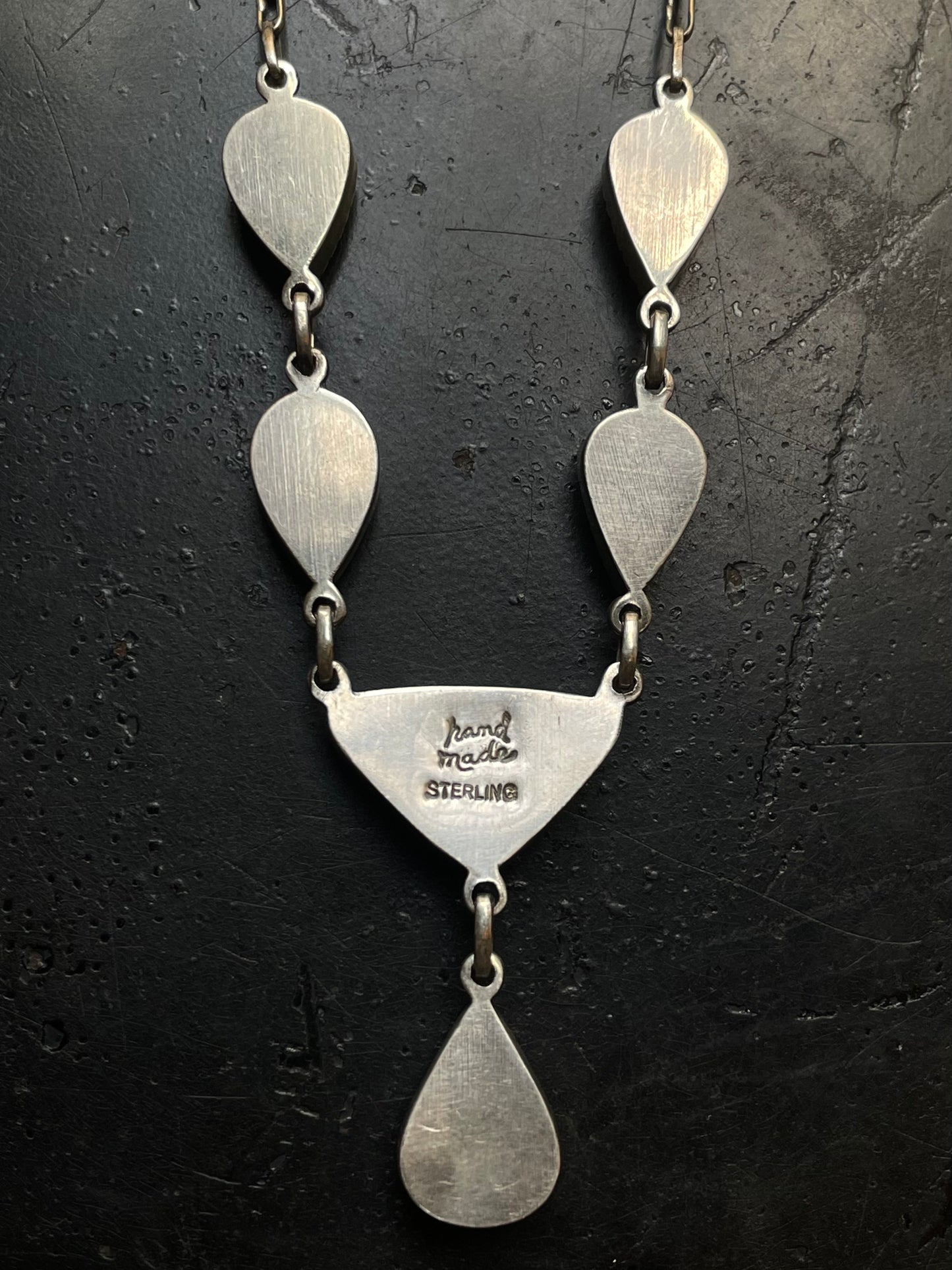 Kingman Turquoise Lariat Necklace | 925 Sterling Silver G409