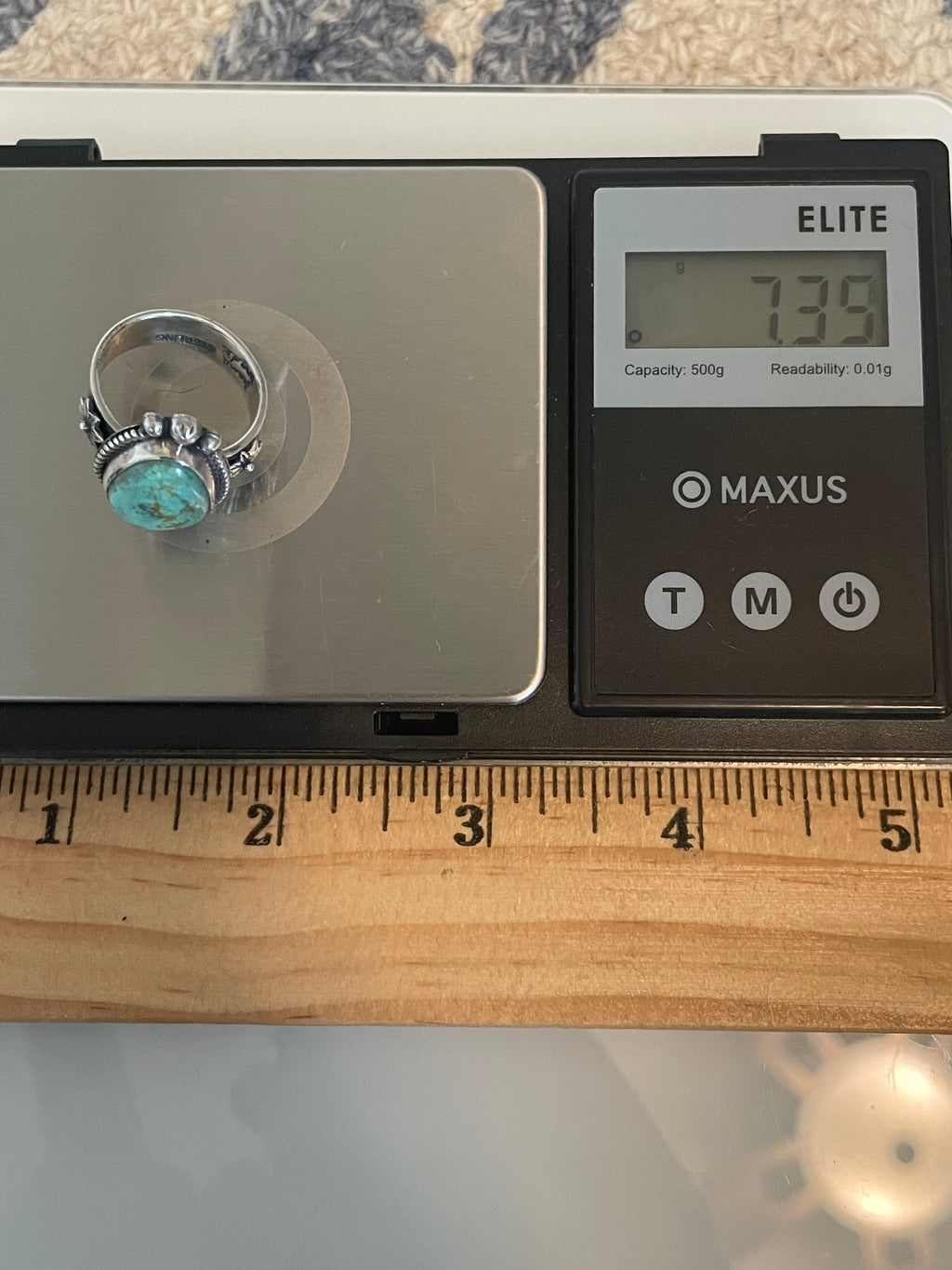 Kingman Turquoise Ring Size 7 | 925 Sterling Silver G563