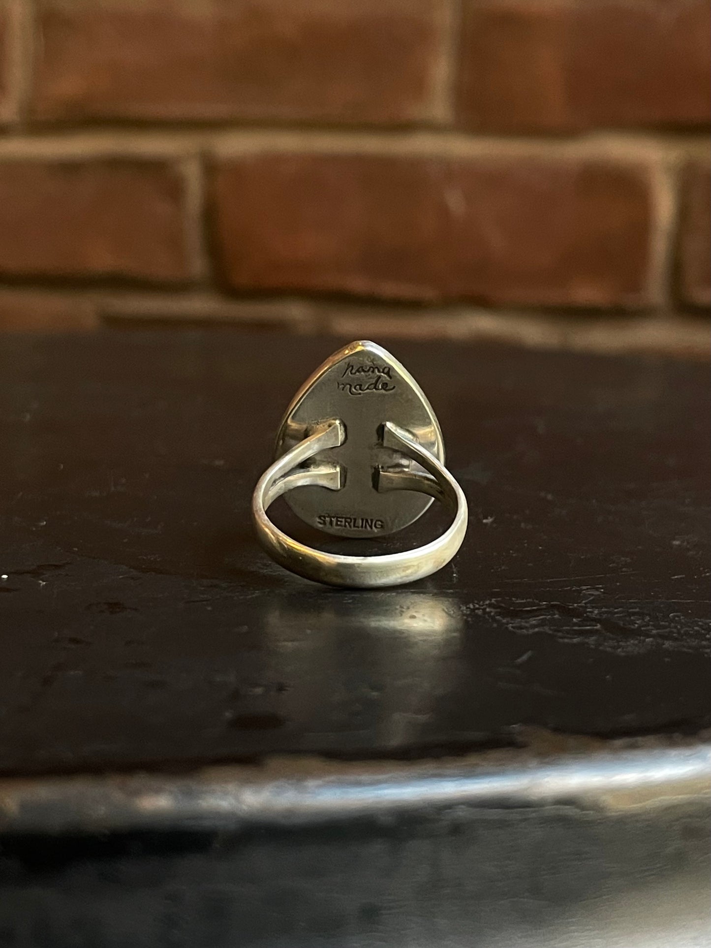 Pink Conch Ring Size 9 | 925 Sterling Silver G114