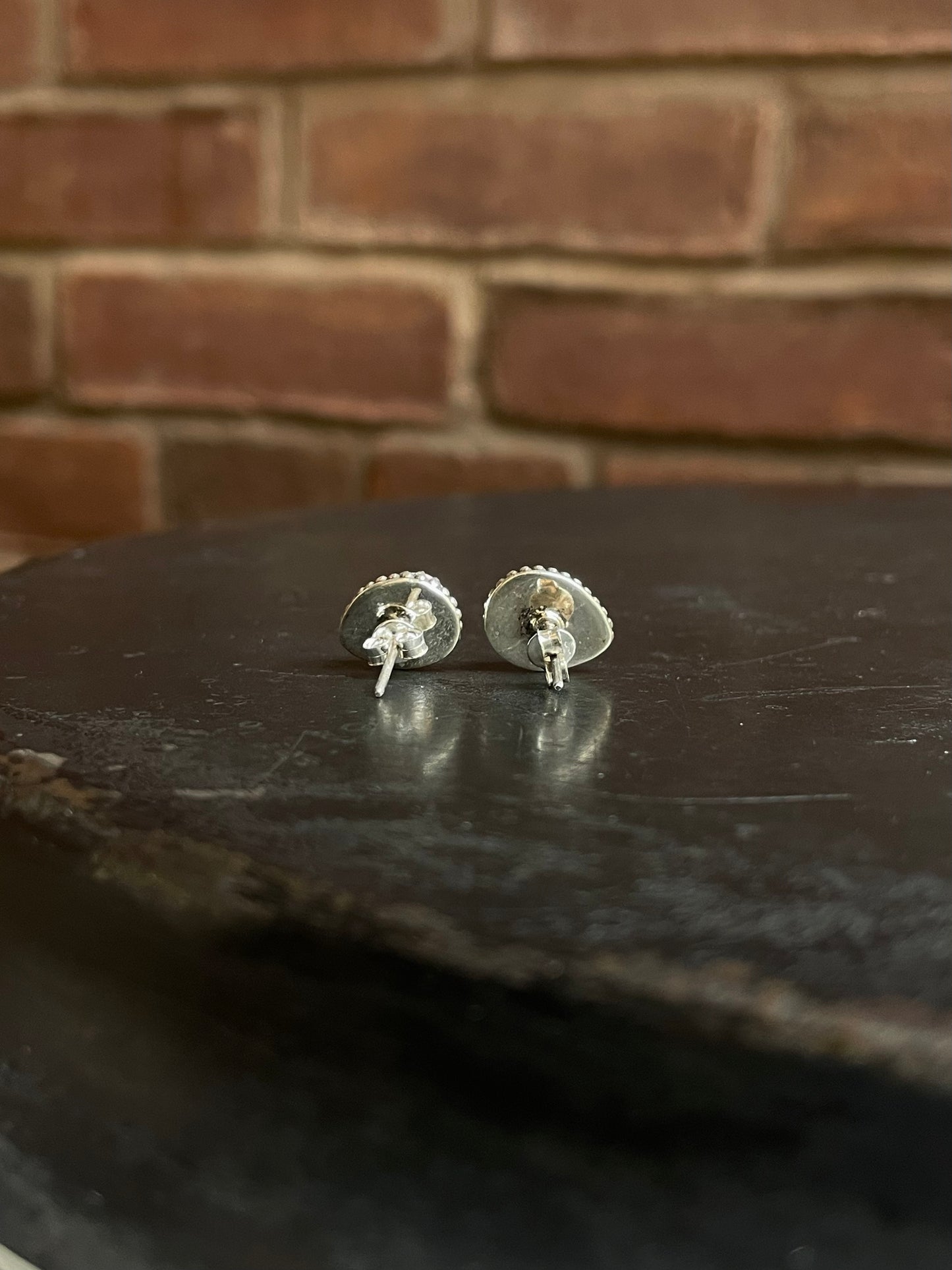 Pink Conch Teardrop Stud Earrings | 925 Sterling Silver E792
