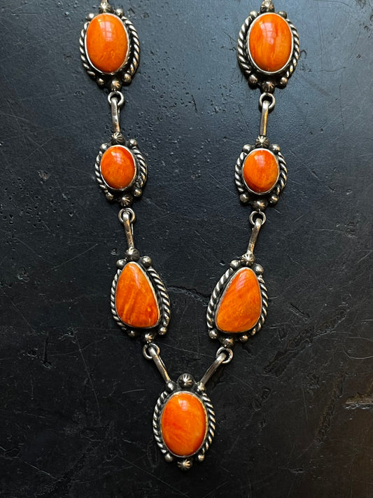 Spiny Oyster Necklace | Sterling Silver E835