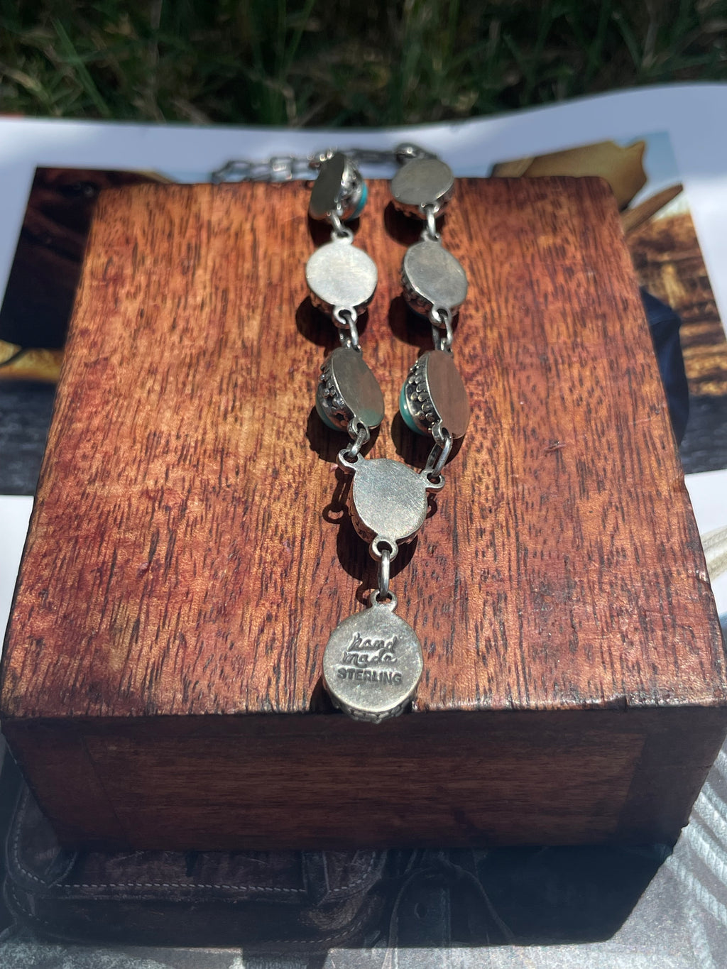 Turquoise Drop Necklace | 925 Sterling Silver D252