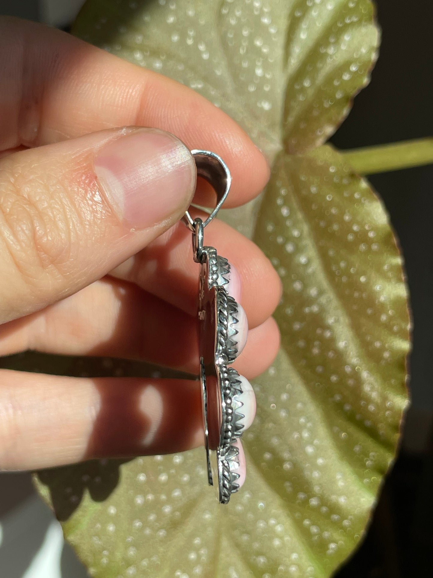 Pink Conch Naja Pendant | Sterling Silver 925 B858