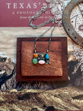 Multi-Stone Heart Necklace | 925 Sterling Silver D220