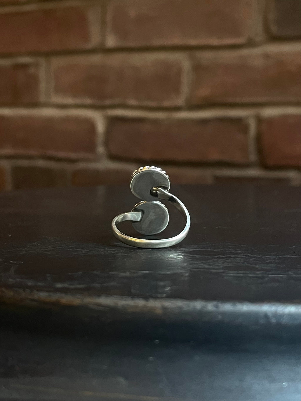 Spiny Oyster Bypass Ring | 925 Sterling Silver Size 8 E483