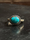 Kingman Turquoise Ring Size 9 | 925 Sterling Silver E739