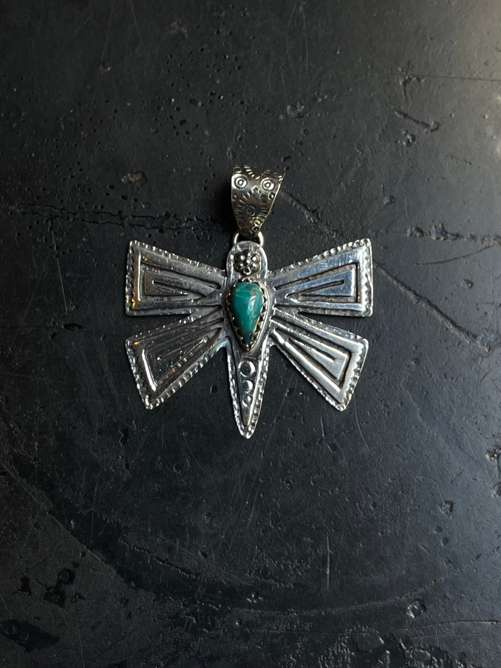Turquoise Butterfly Pendant | 925 Sterling Silver E270