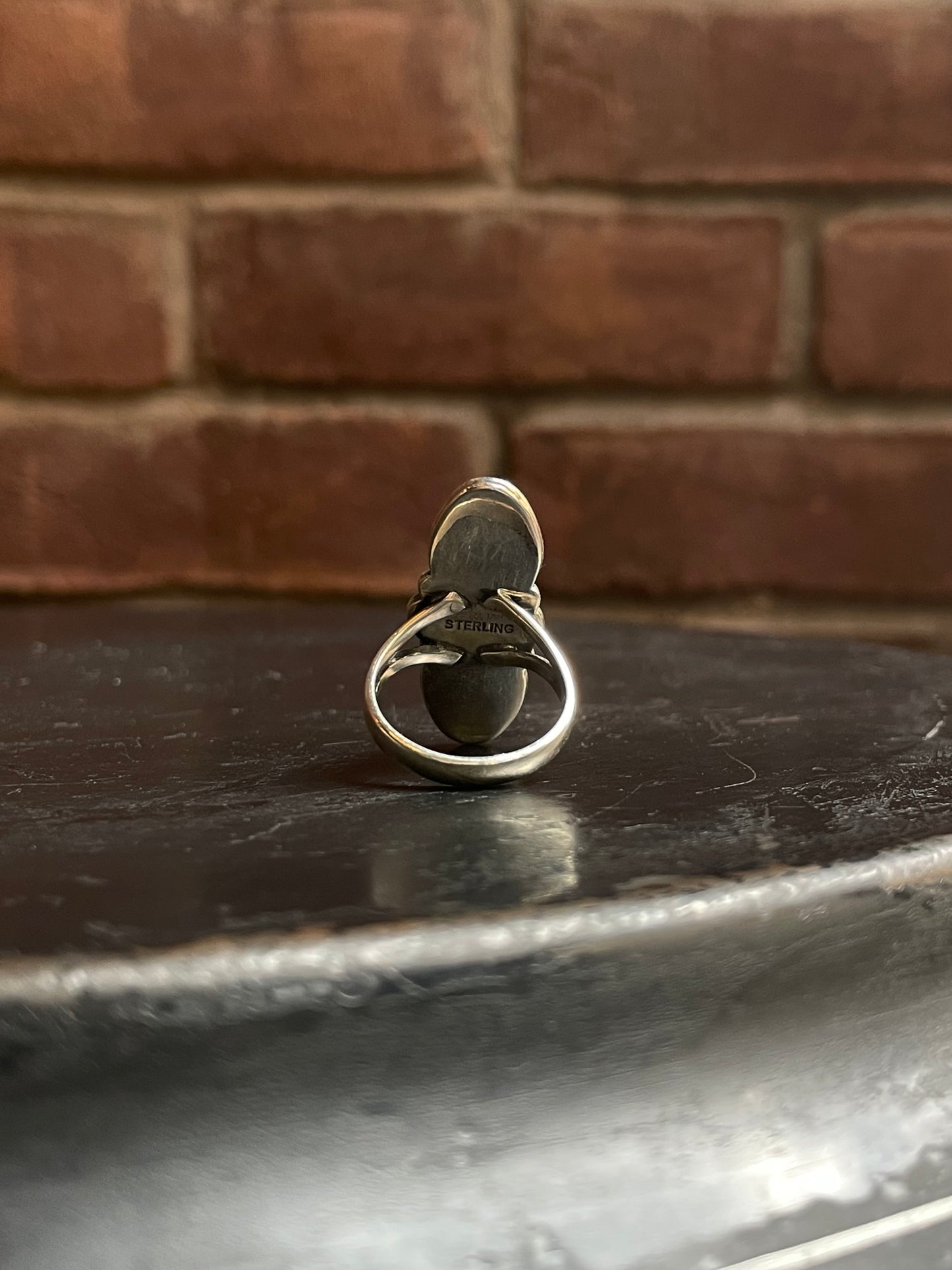 Pink Conch Ring Size 8 | 925 Sterling Silver E753