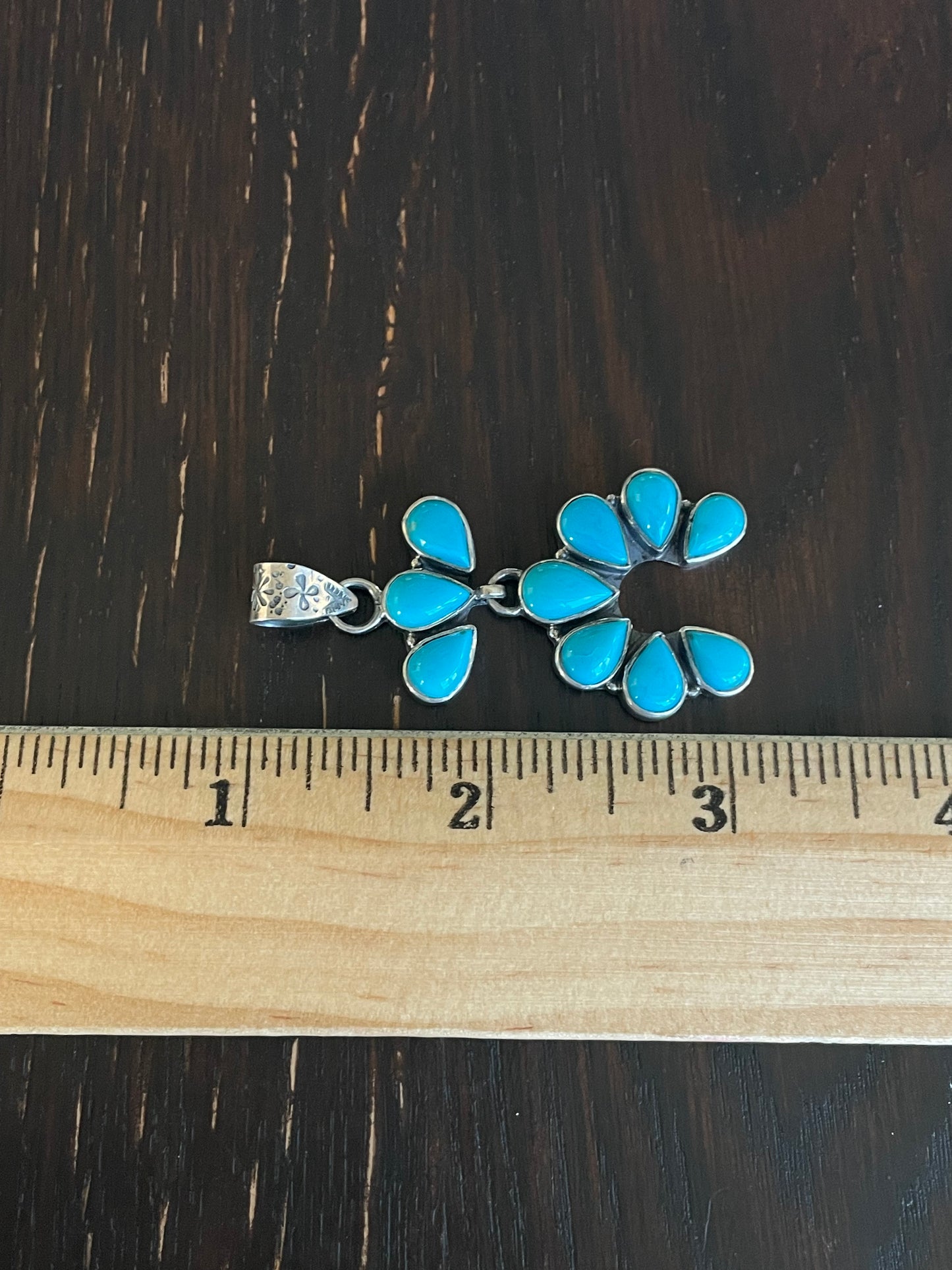 Turquoise Naja Pendant | 925 Sterling Silver E714