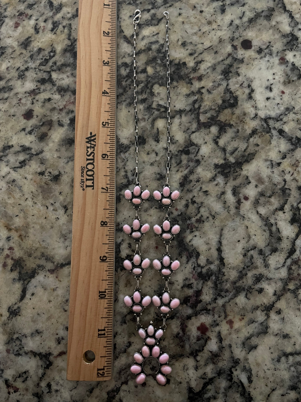 Pink Conch Naja Necklace | 925 Sterling Silver E370
