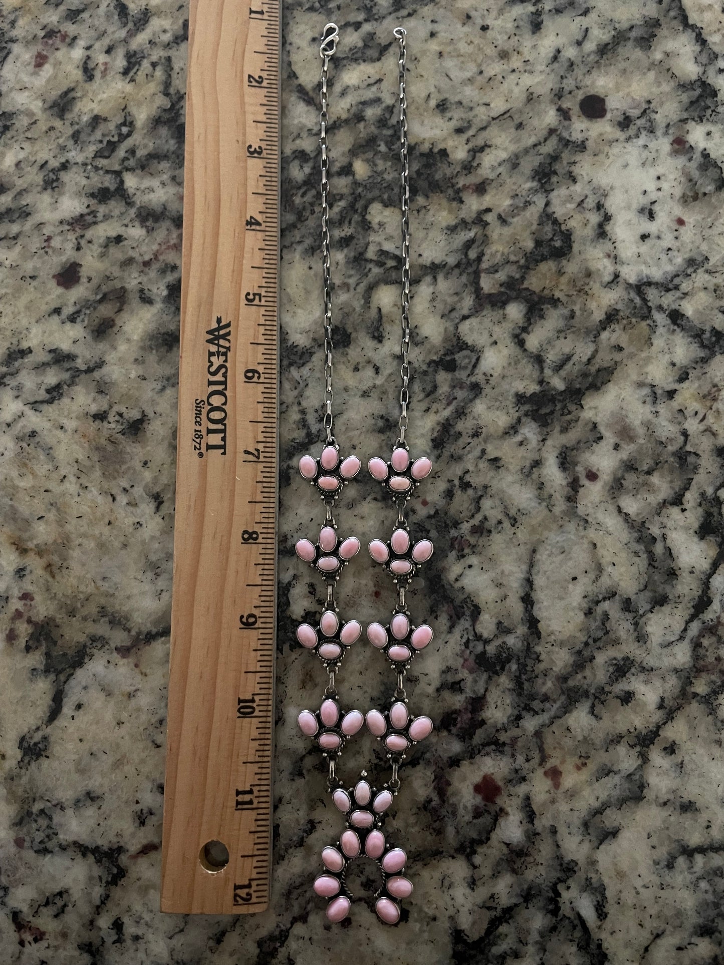 Pink Conch Naja Necklace | 925 Sterling Silver E370