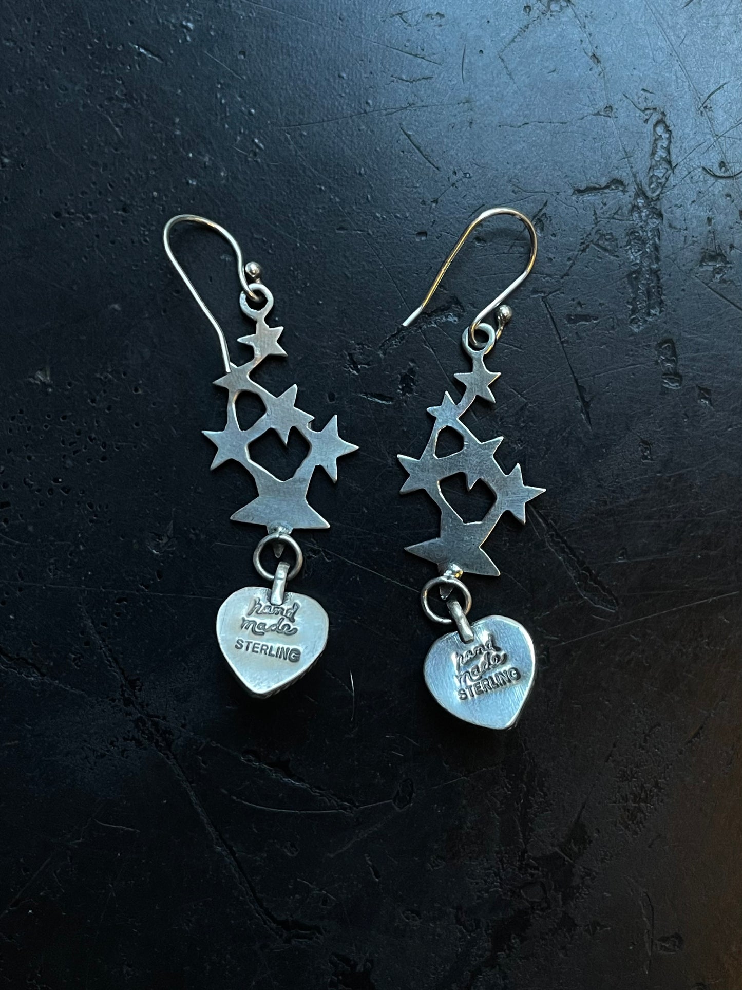 Pink Conch Heart Earrings | 925 Sterling Silver E413