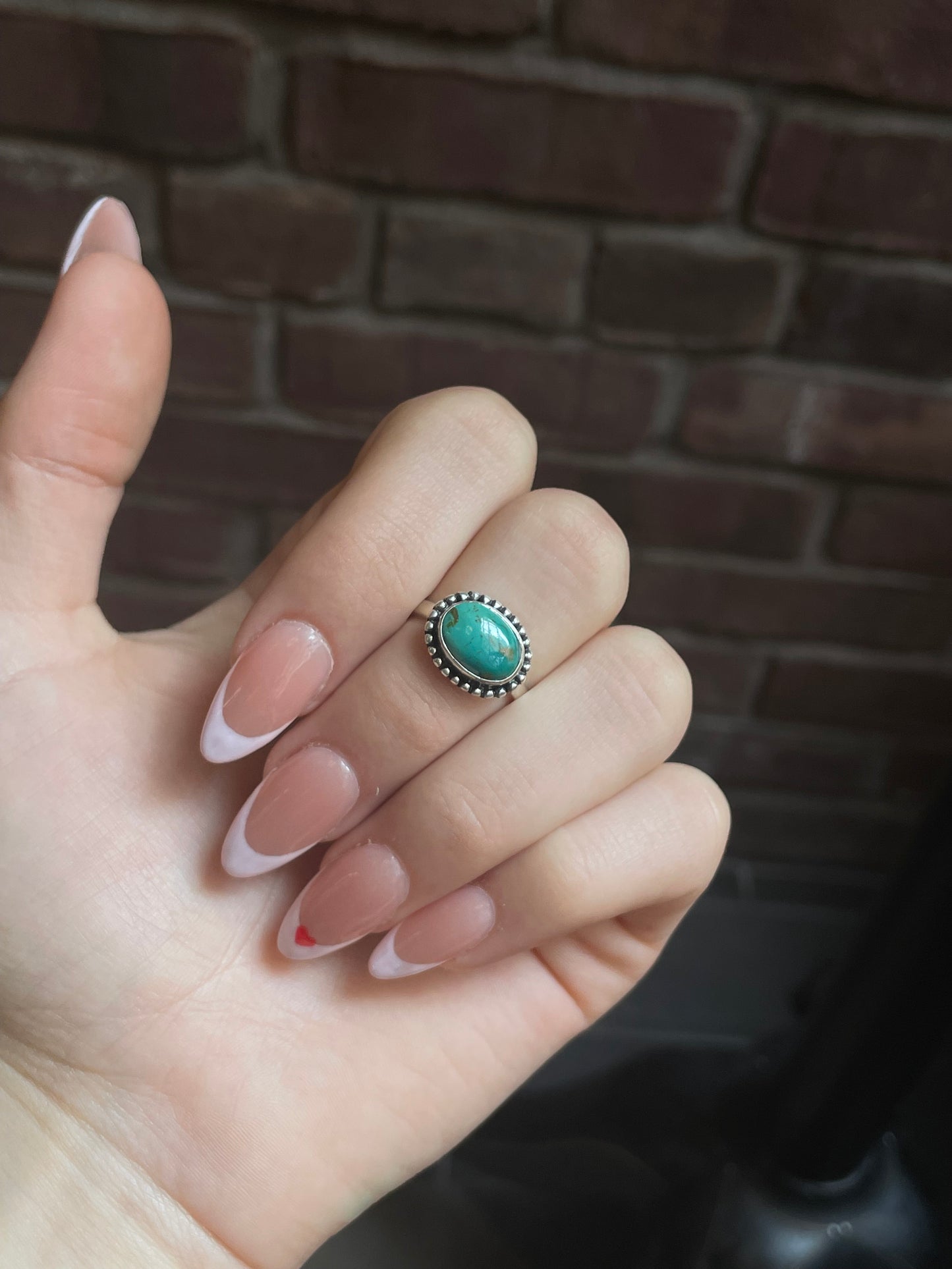 Kingman Turquoise Ring Size 8.75 | 925 Sterling Silver E734