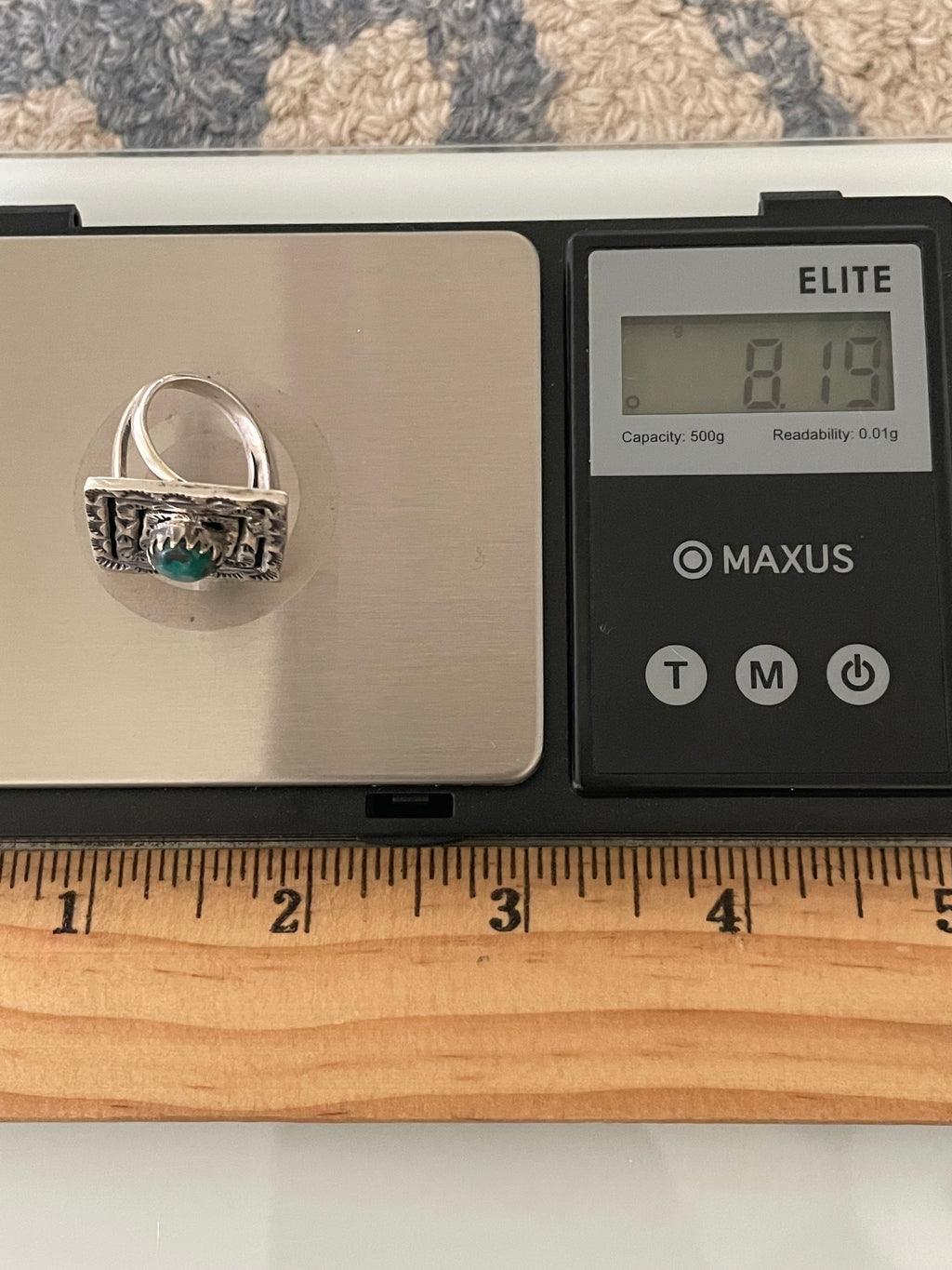 Turquoise Ring Size 5.75 | 925 Sterling Silver G773