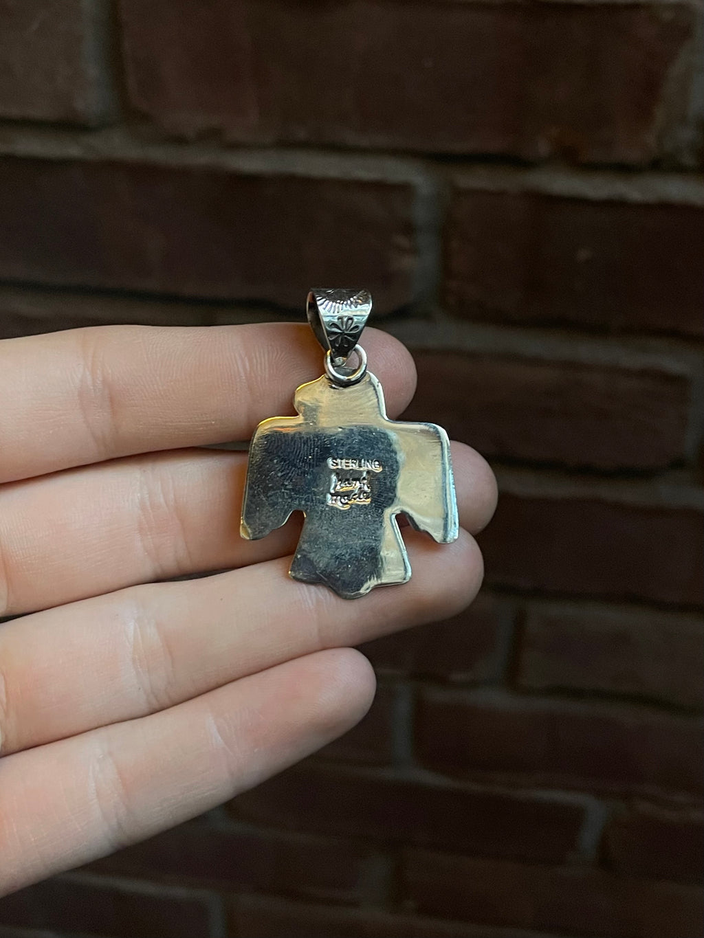 Spiny Oyster Thunderbird Pendant | Sterling Silver 925 C776