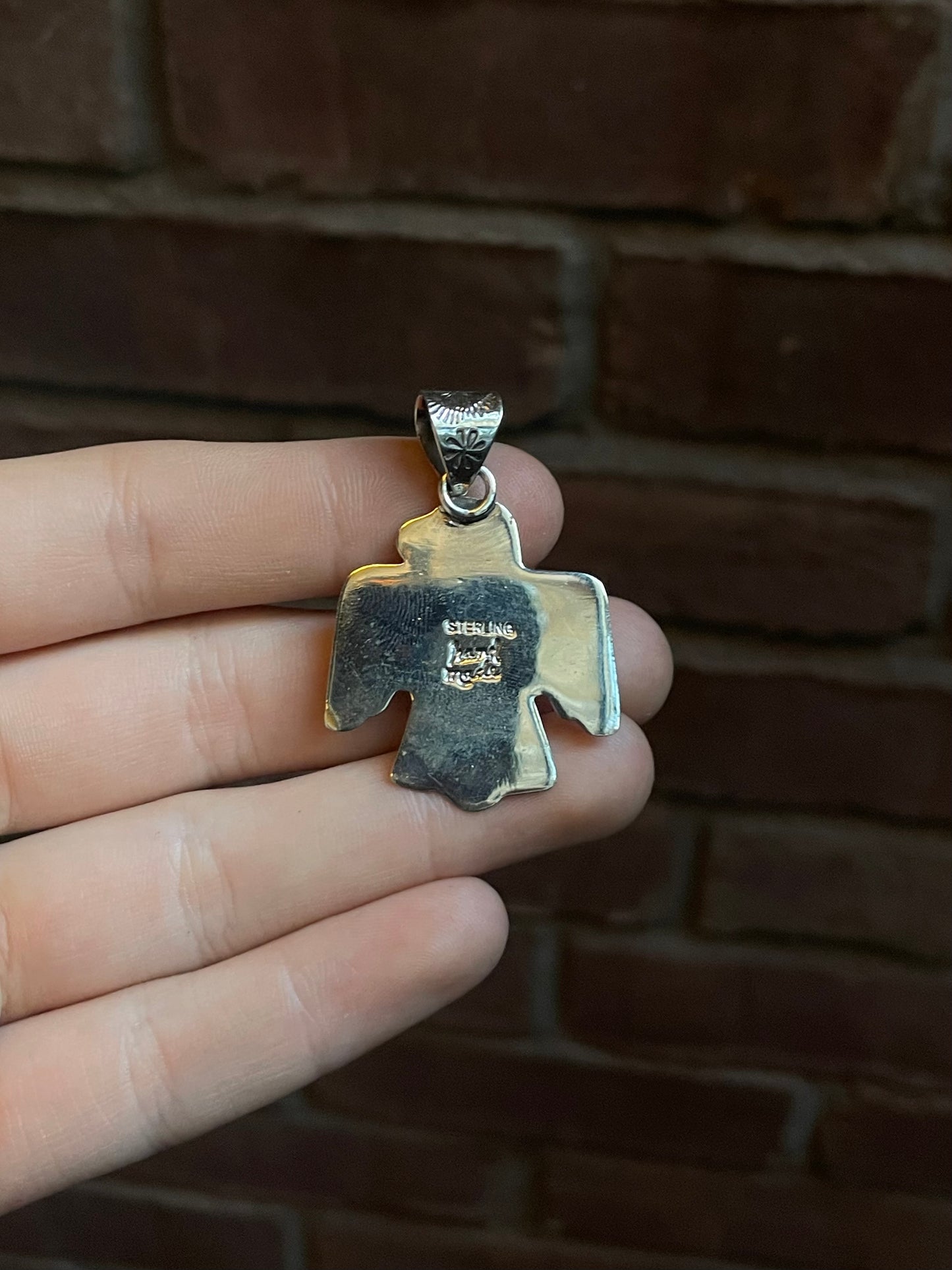 Spiny Oyster Thunderbird Pendant | Sterling Silver 925 C776