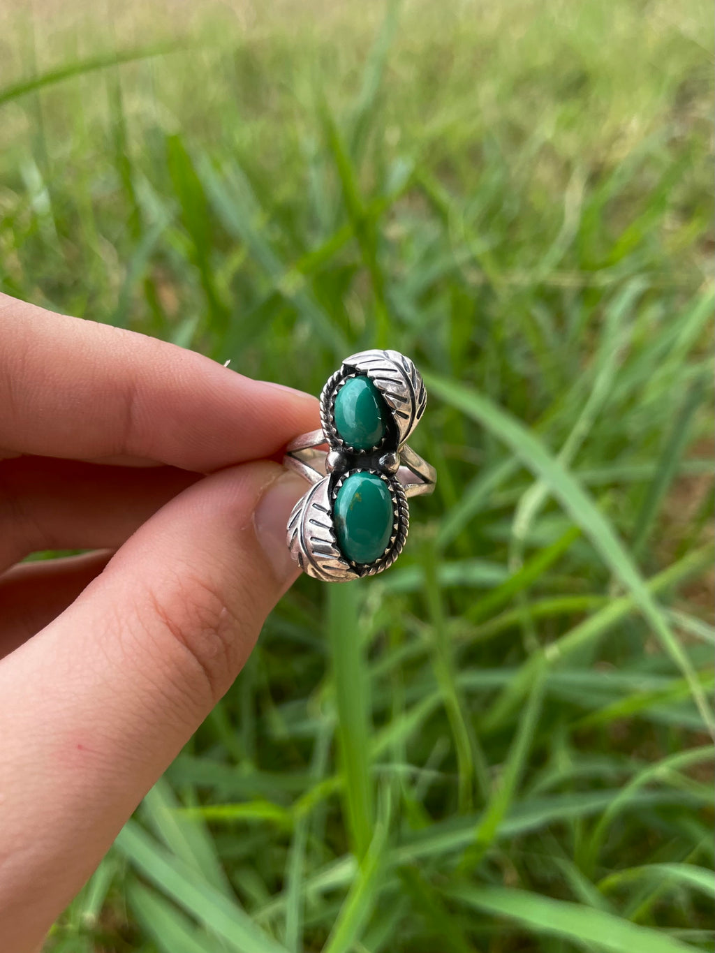 Turquoise Ring Size 8 | 925 Sterling Silver G771