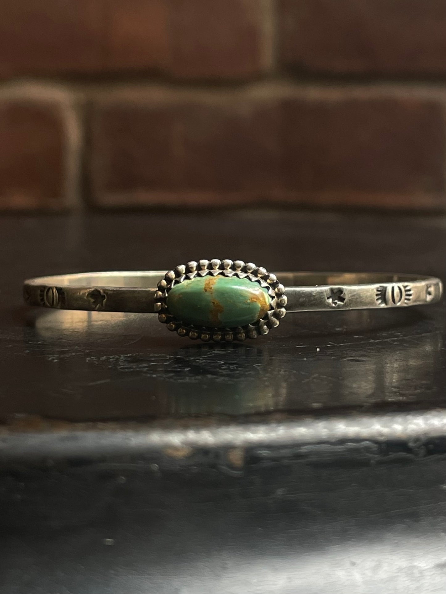 Turquoise Cuff Bracelet | 925 Sterling Silver Southwestern G323