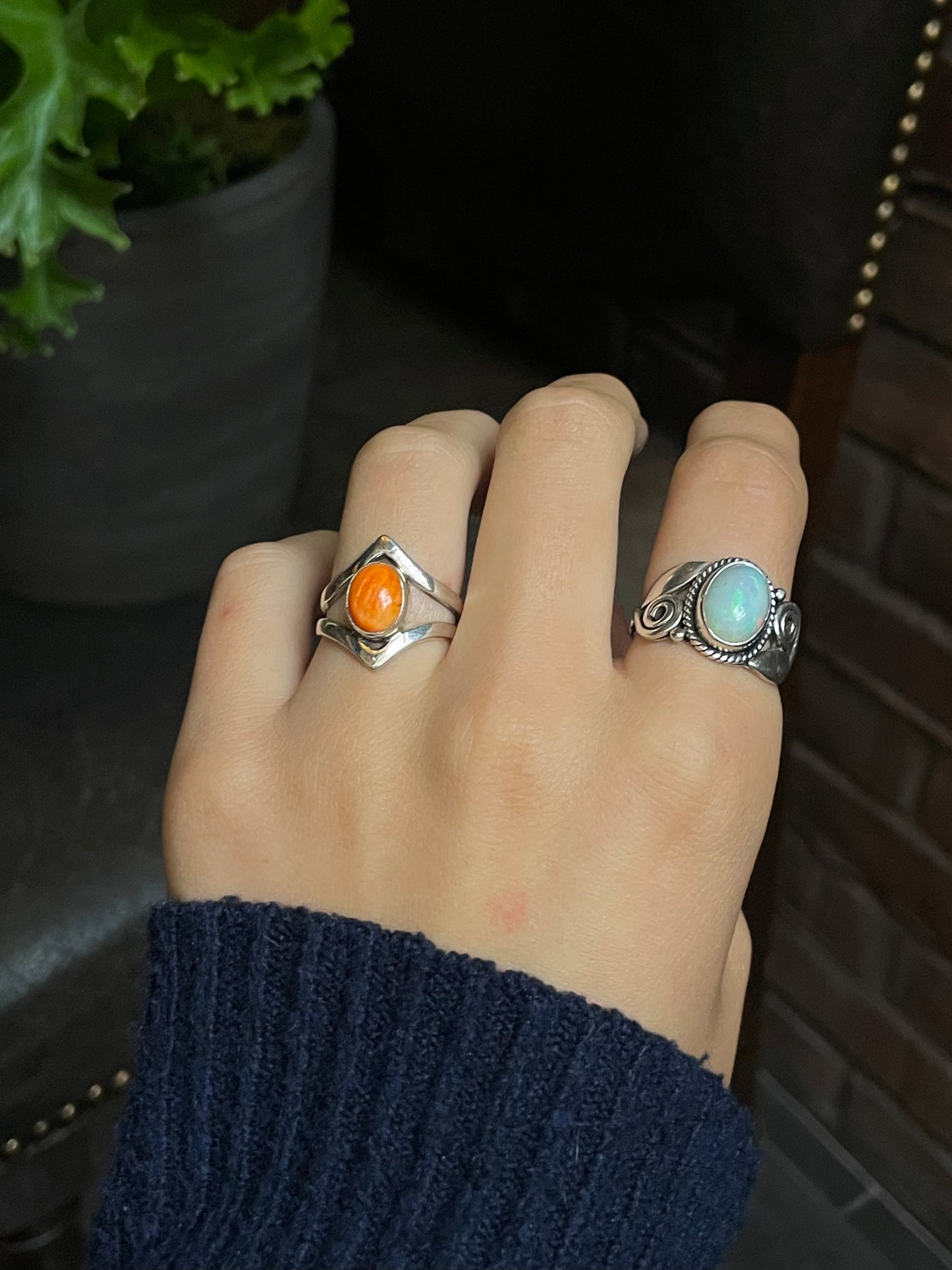 Spiny Oyster Ring Size 7 | 925 Sterling Silver G225