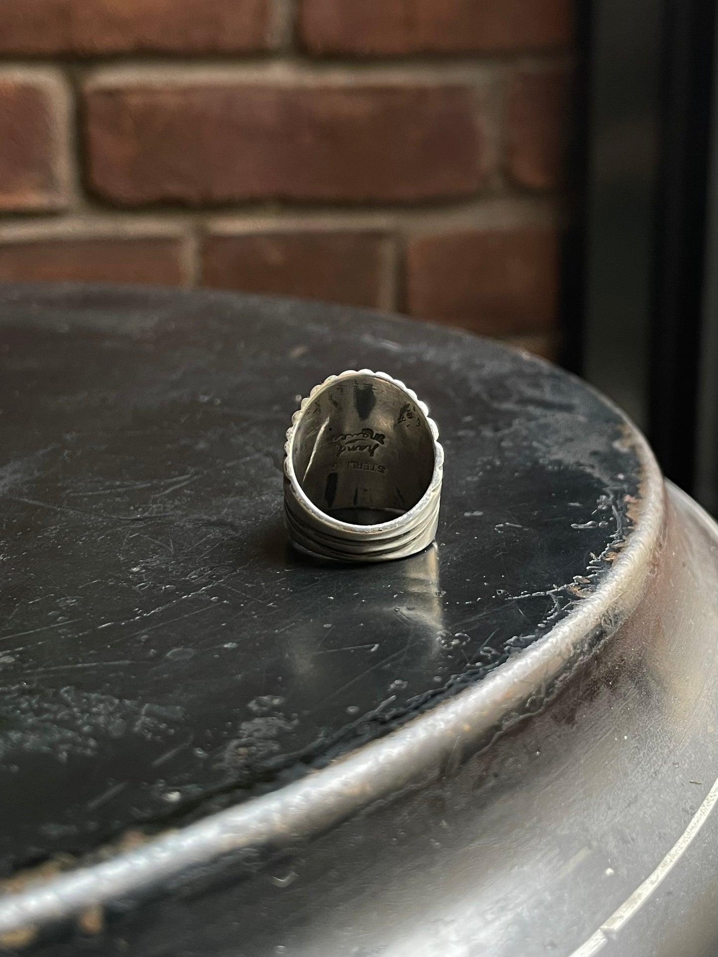 Kingman Turquoise Ring | 925 Sterling Silver | Size 6 E314