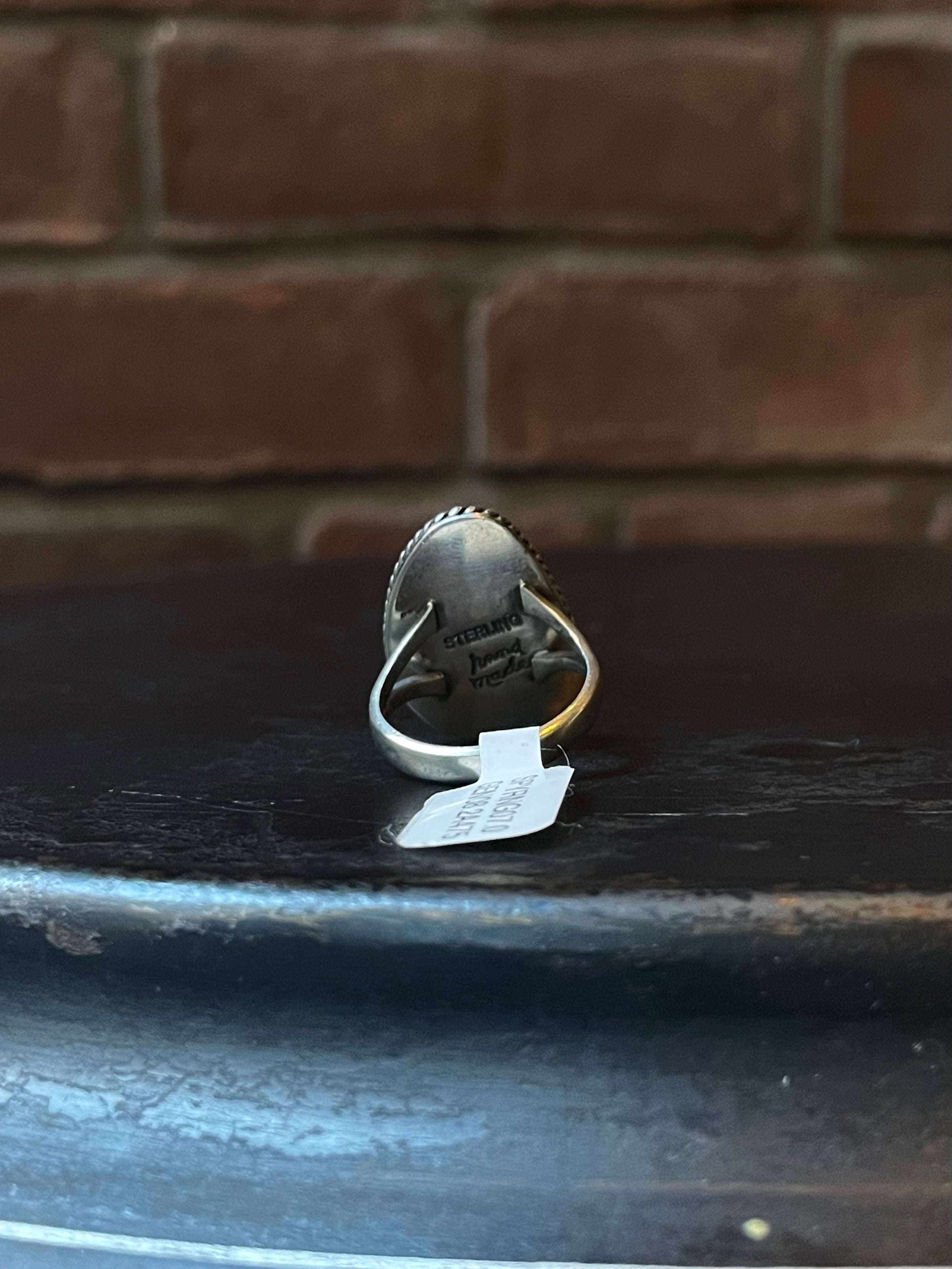 Spiny Oyster Ring | 925 Sterling Silver Size 7 E431