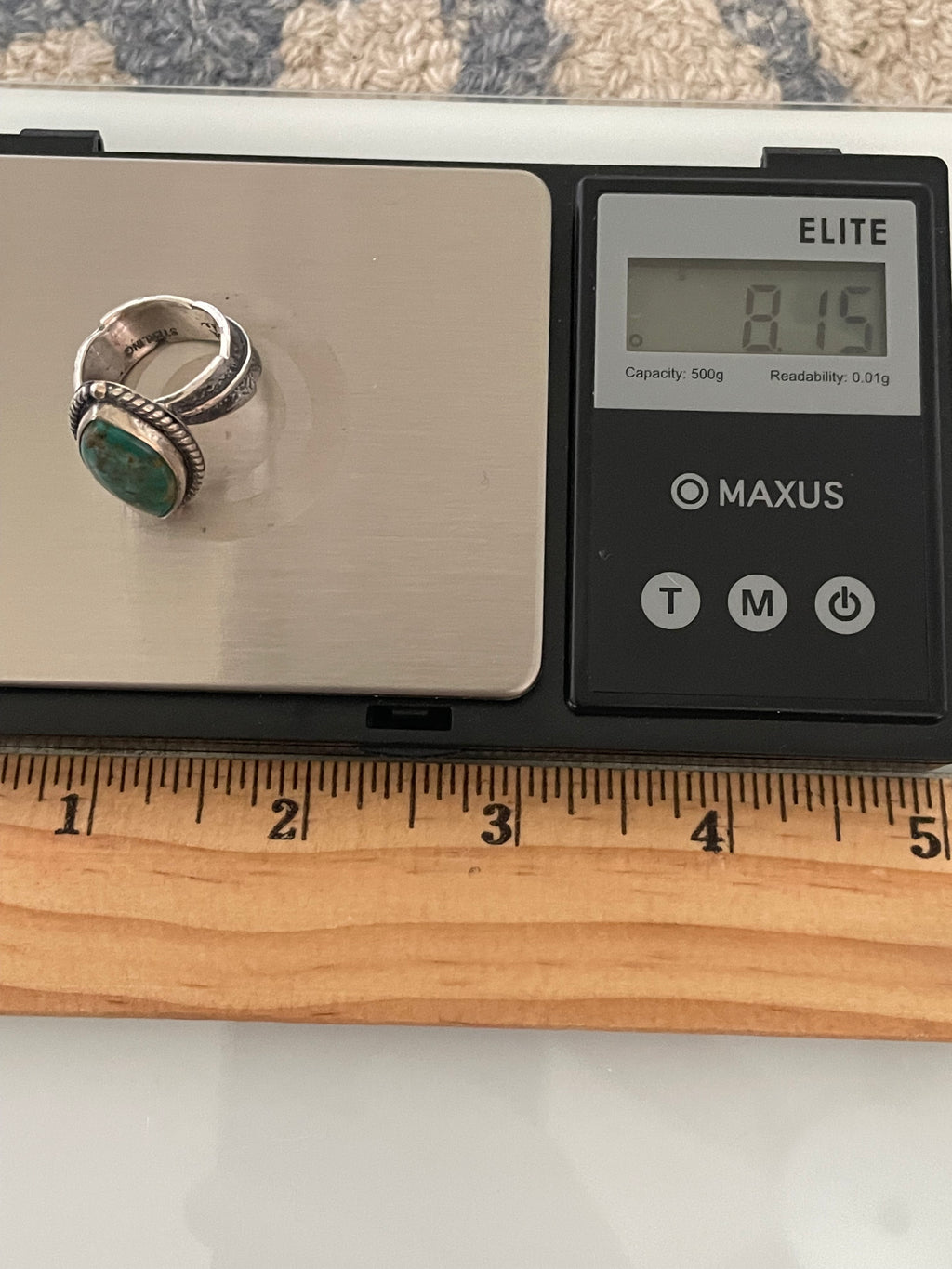 Turquoise Ring Size 6.5 | 925 Sterling Silver G779