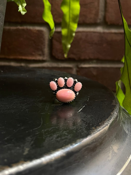Pink Conch Ring | Sterling Silver 925 Size 7 C718