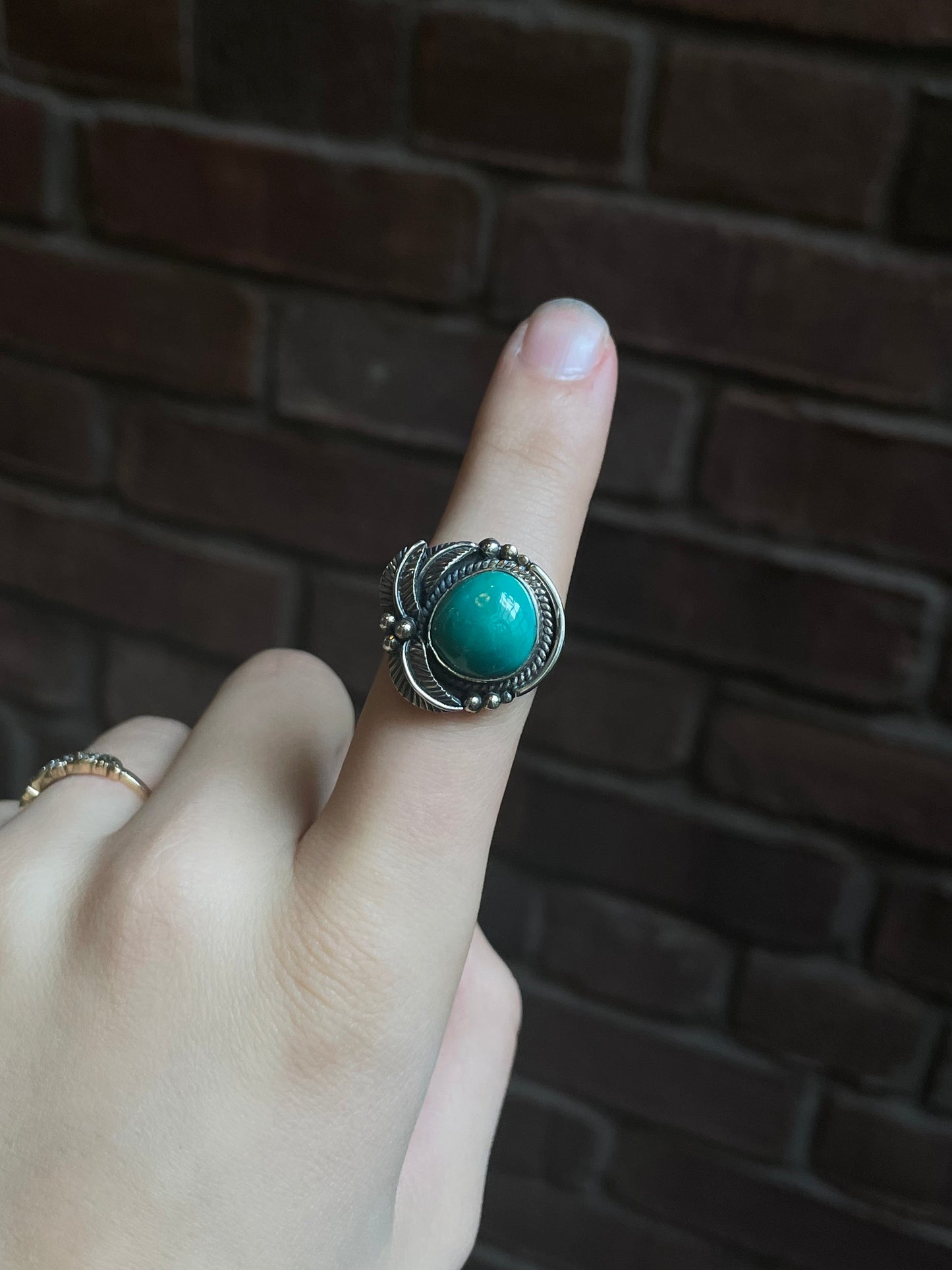 Turquoise Ring Size 9 | 925 Sterling Silver C925