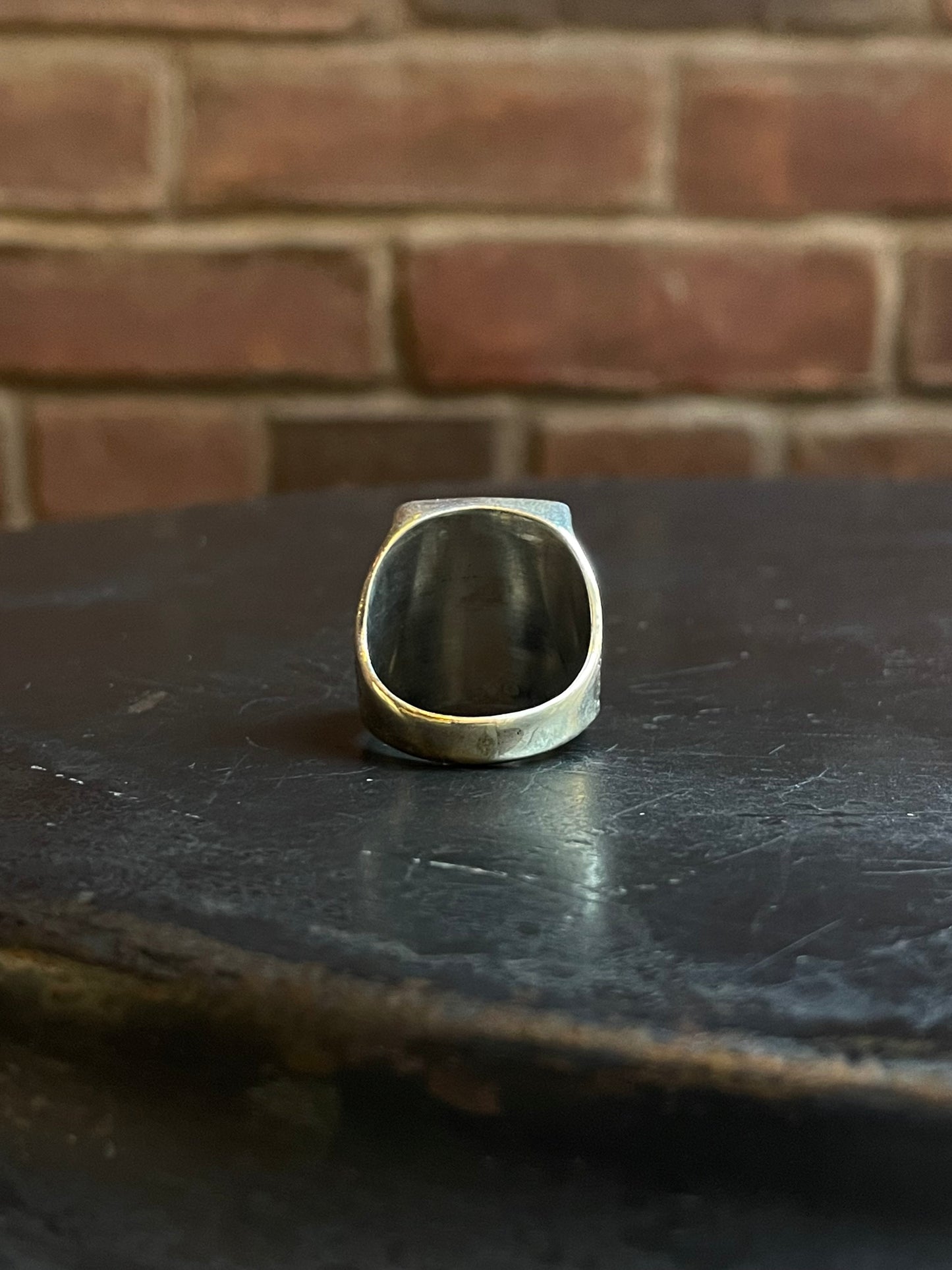 Turquoise Thunderbird Ring Size 9 | Sterling Silver E868