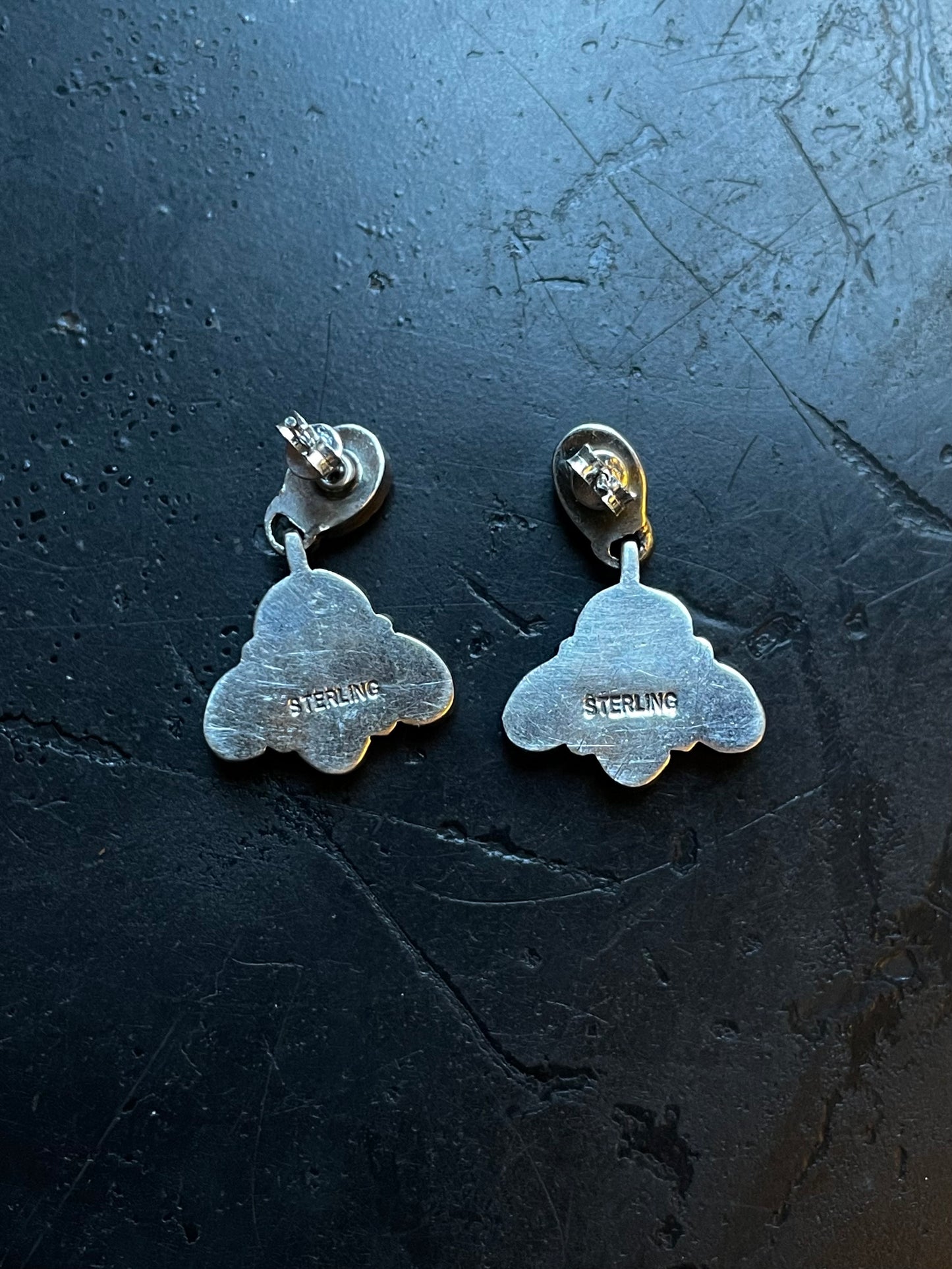 Pink Conch Drop Earrings | 925 Sterling Silver E400