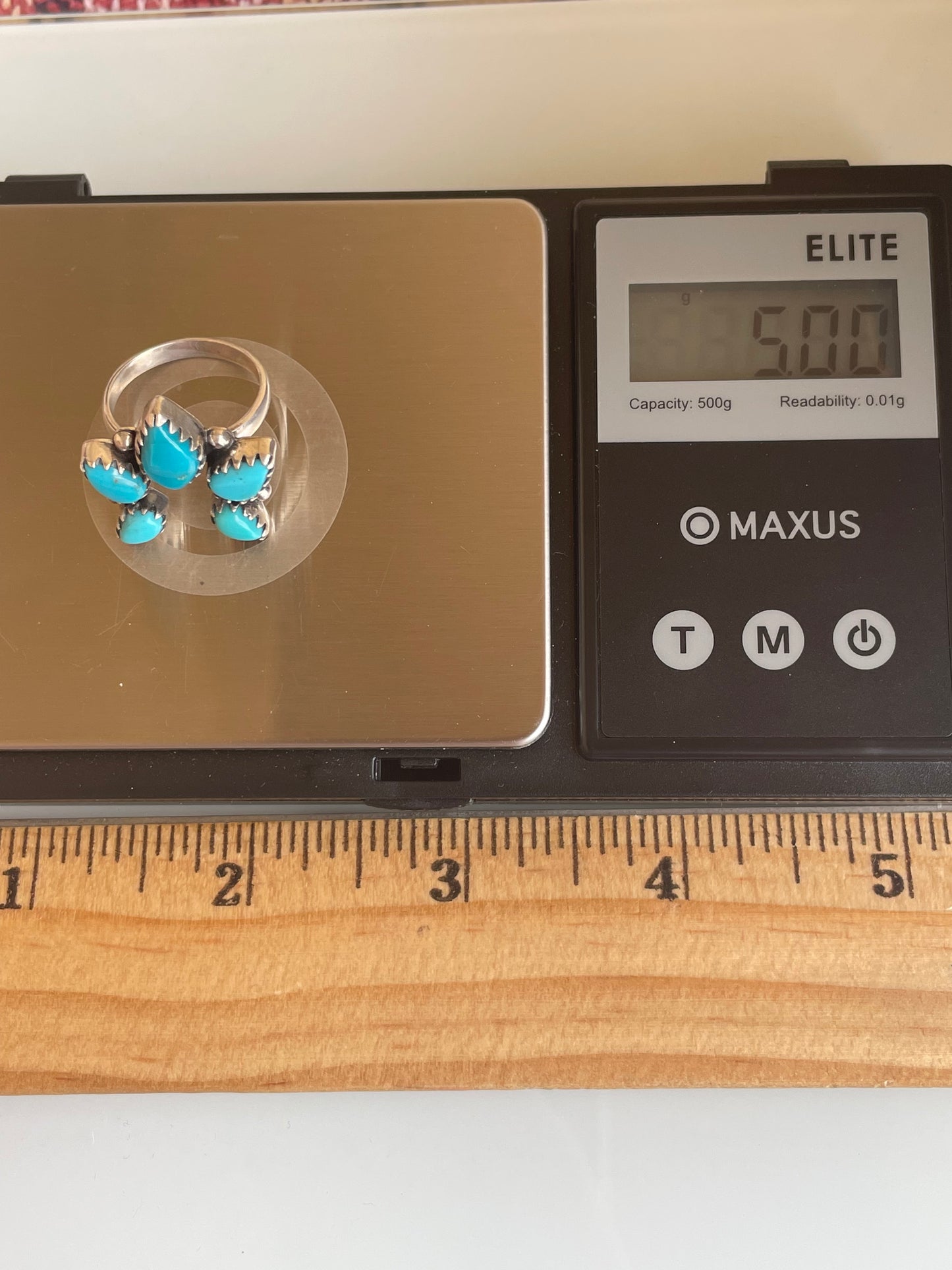 Kingman Turquoise Naja Ring Size 6 | 925 Sterling Silver G488