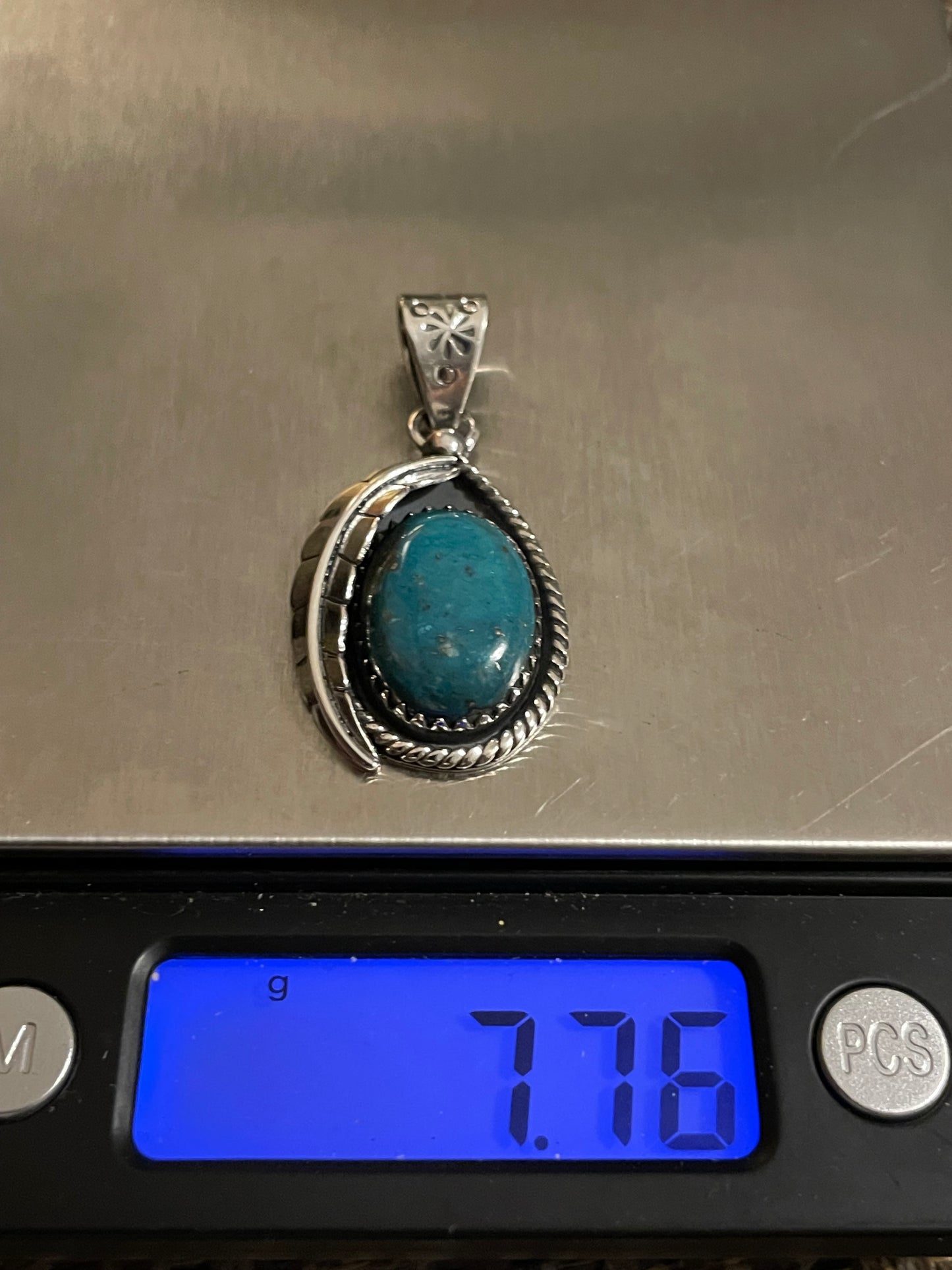 Turquoise Pendant | Sterling Silver 925 B820
