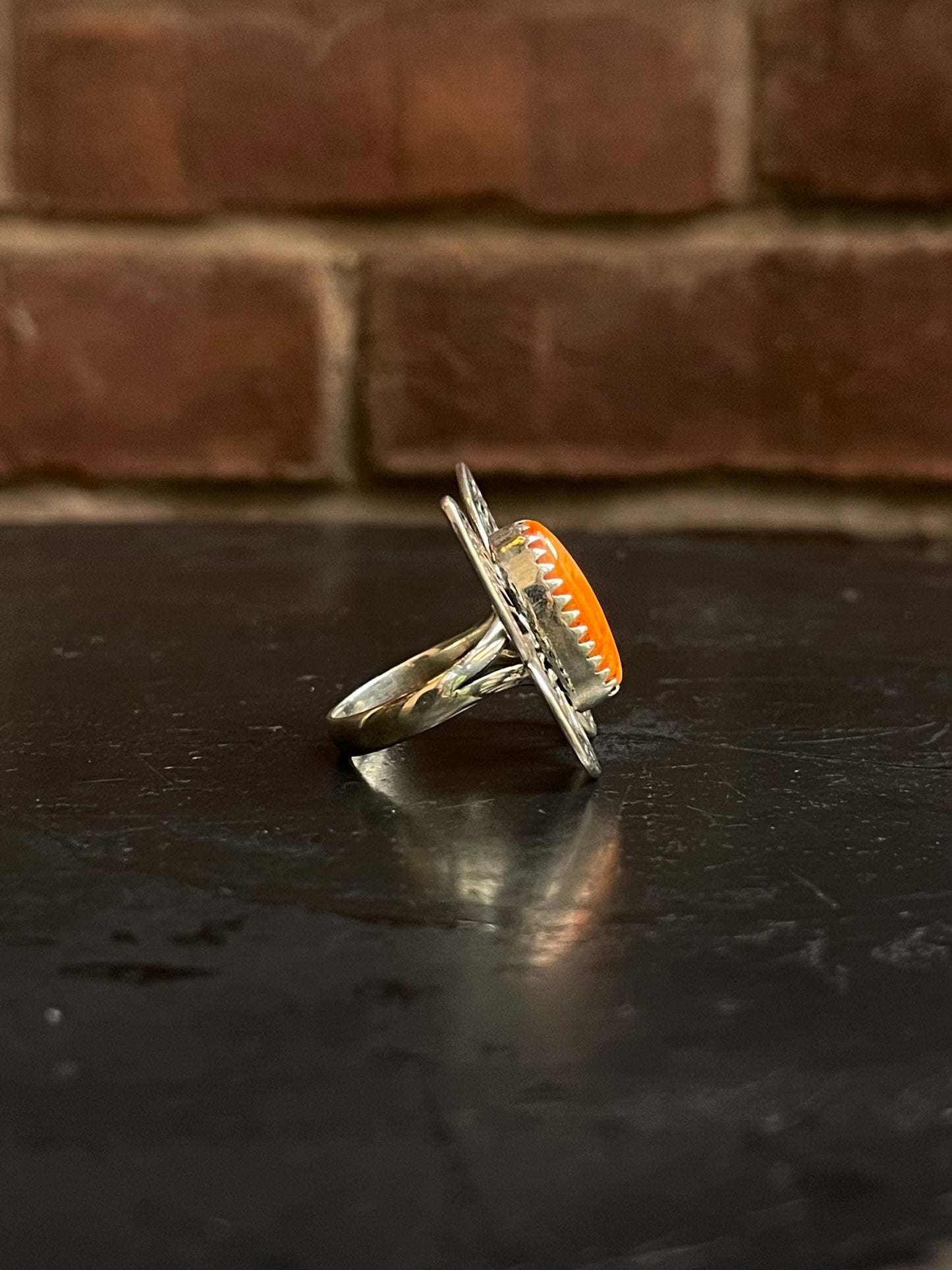 Spiny Oyster Butterfly Ring Size 6 | 925 Sterling Silver G197