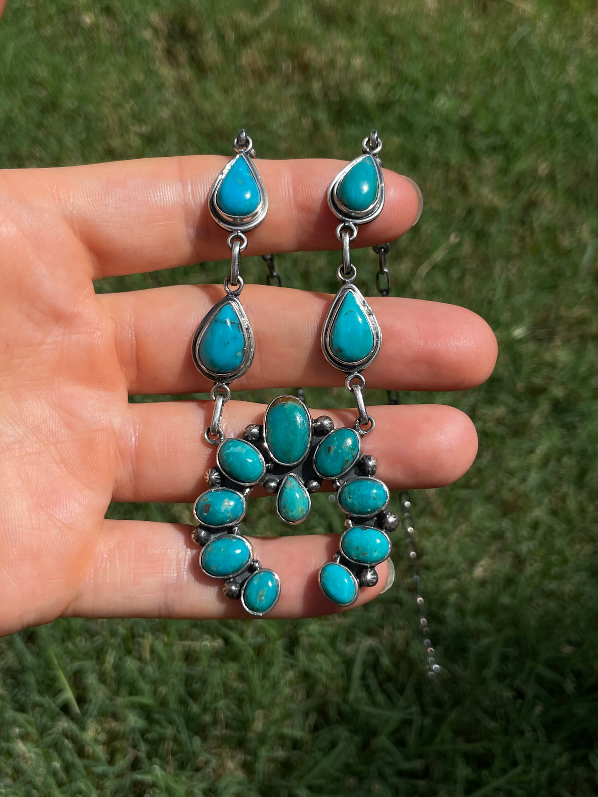 Turquoise Naja Necklace | 925 Sterling Silver D260