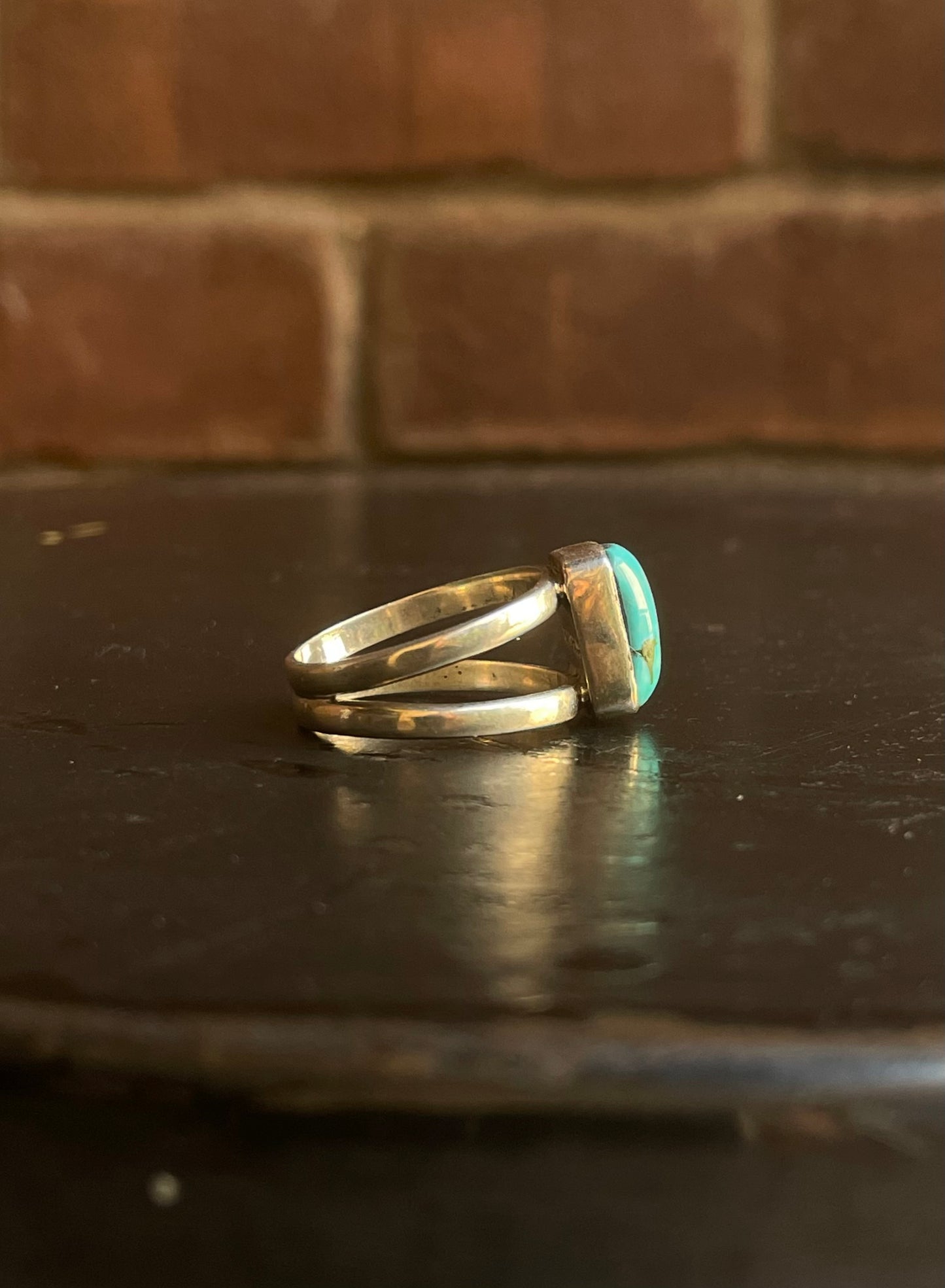Kingman Turquoise Ring | Sterling Silver | Size 9 G343