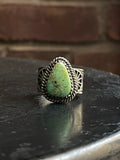 Kingman Turquoise Ring | 925 Sterling Silver | Size 8 E303