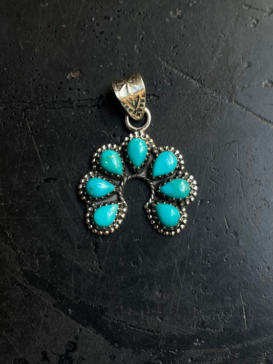 Turquoise Naja Pendant | 925 Sterling Silver E237