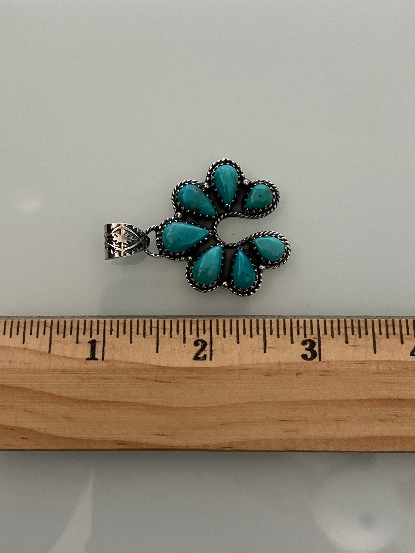 Turquoise Naja Pendant | 925 Sterling Silver E226