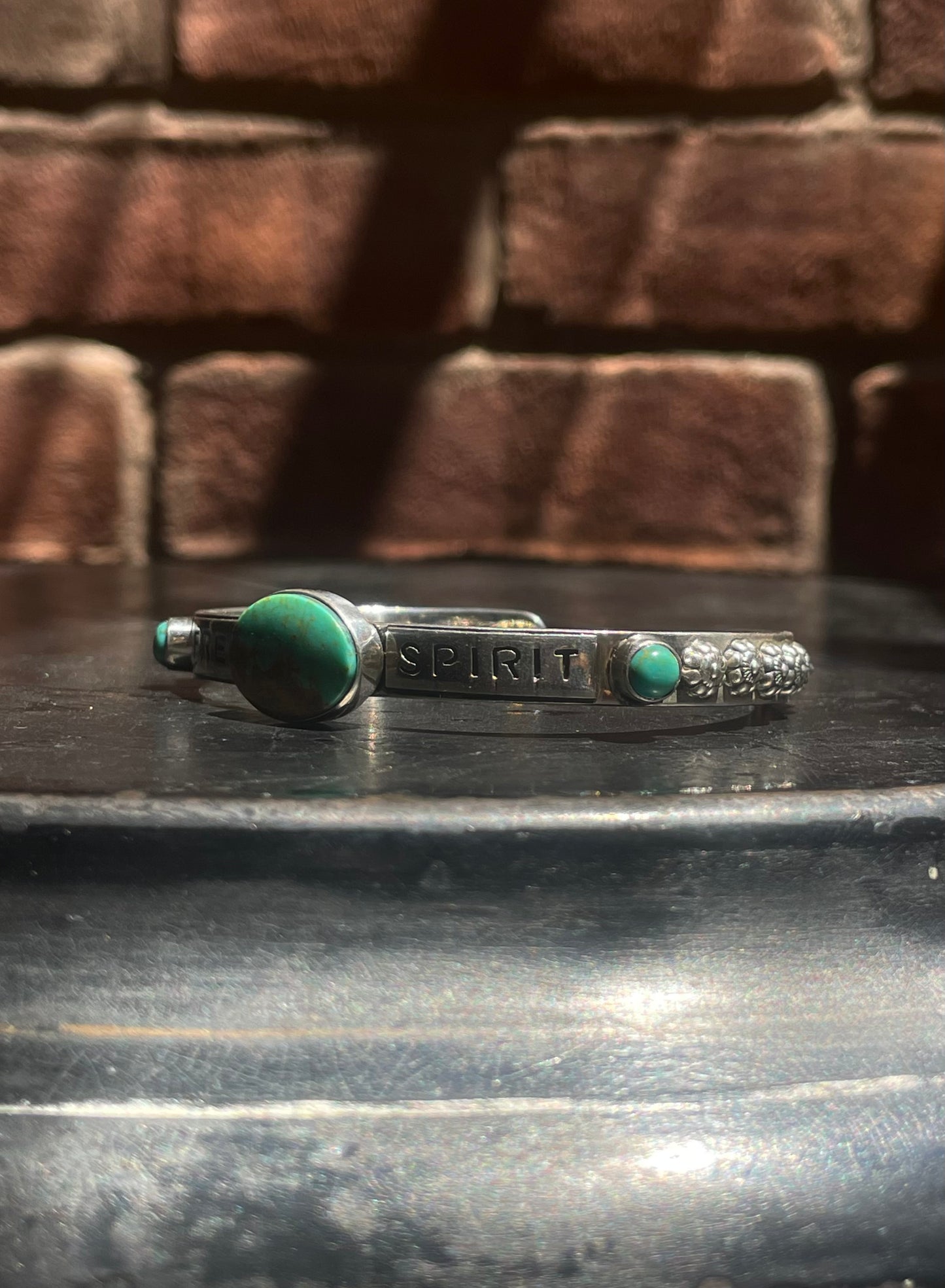 Kingman Turquoise Free Spirit Bracelet | Sterling Silver G426