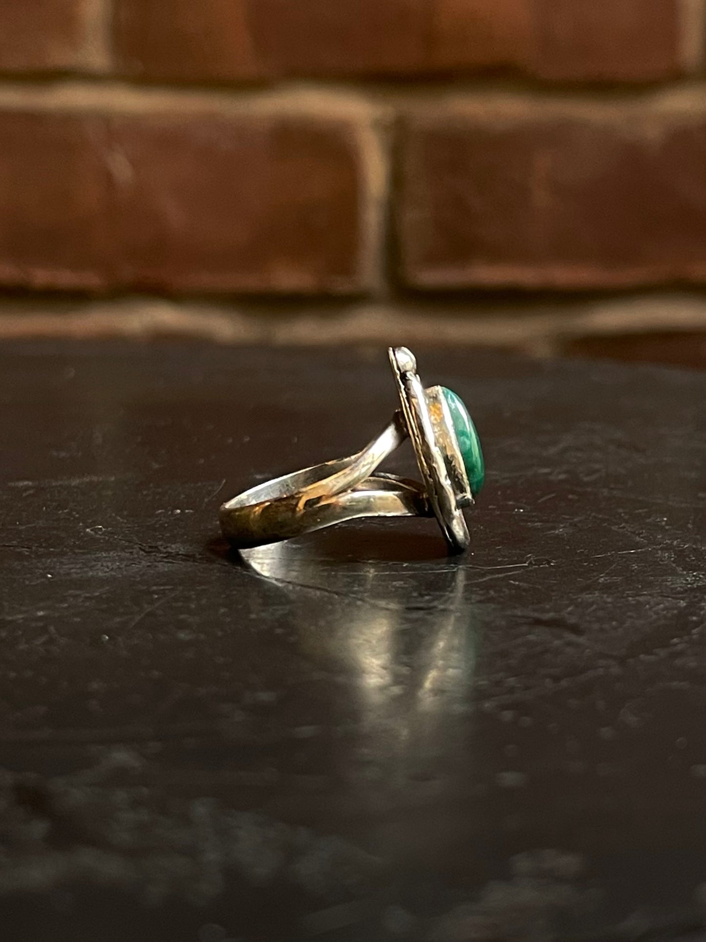 Turquoise Tear Drop Ring Size 6 | 925 Sterling Silver G296